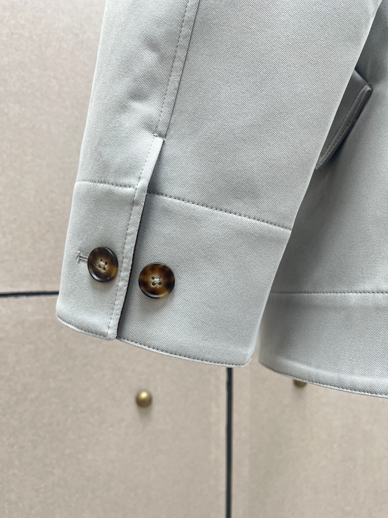 ❤️皮革拼接收腰拉链外套！SML