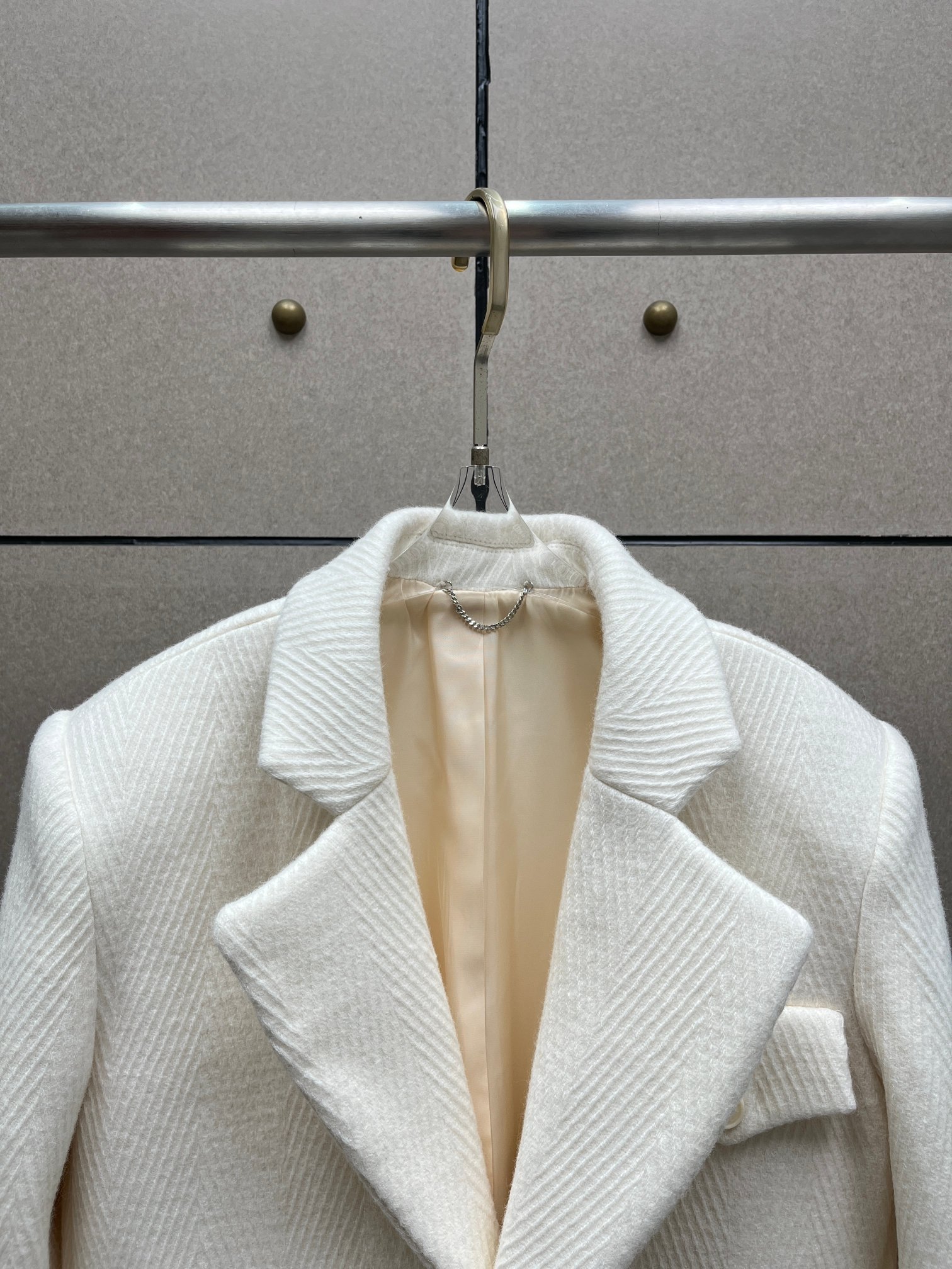 ❤️坑条羊毛翻领大西装！羊毛 宽松外套 SML