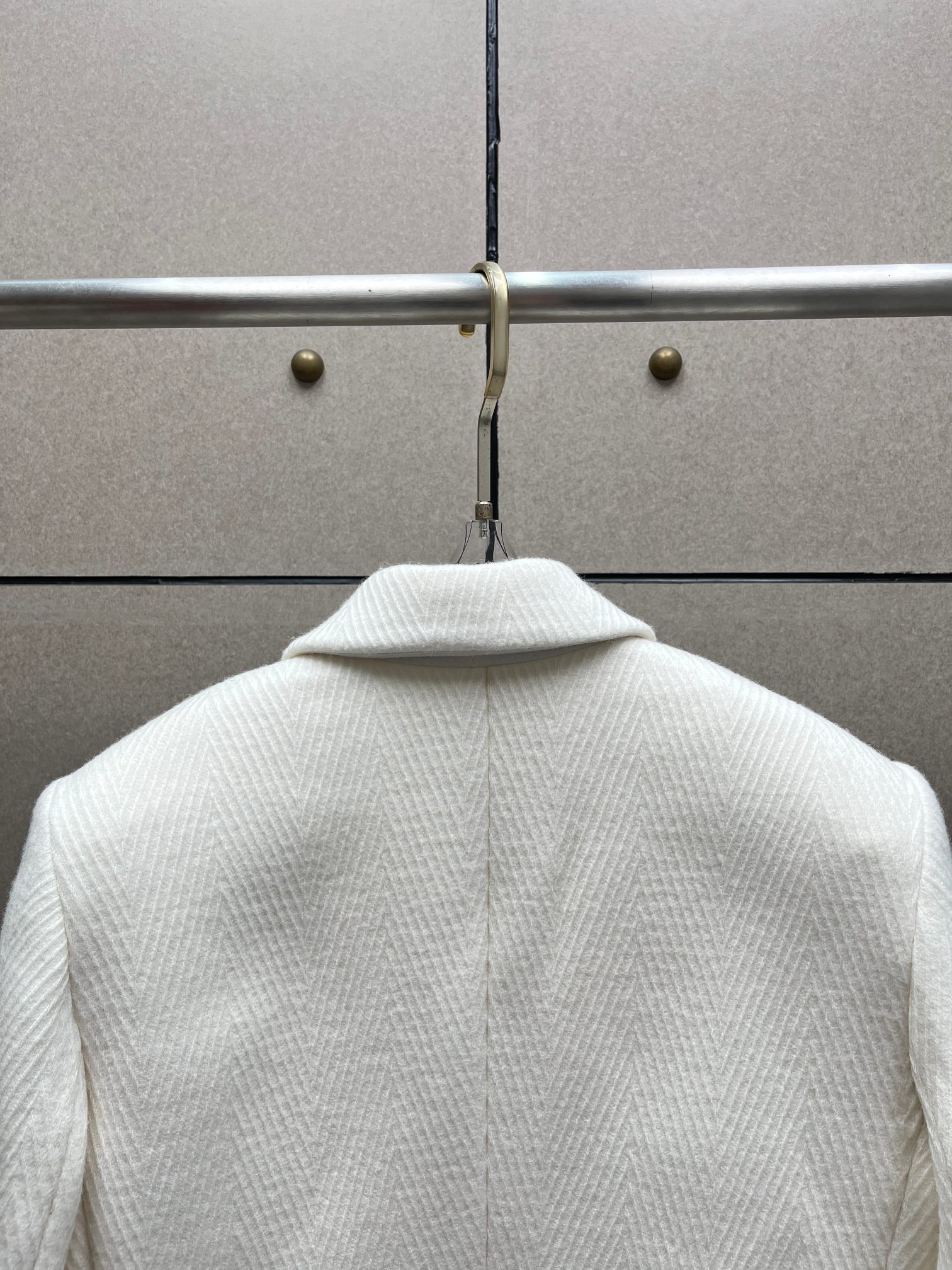 ❤️坑条羊毛翻领大西装！羊毛 宽松外套 SML