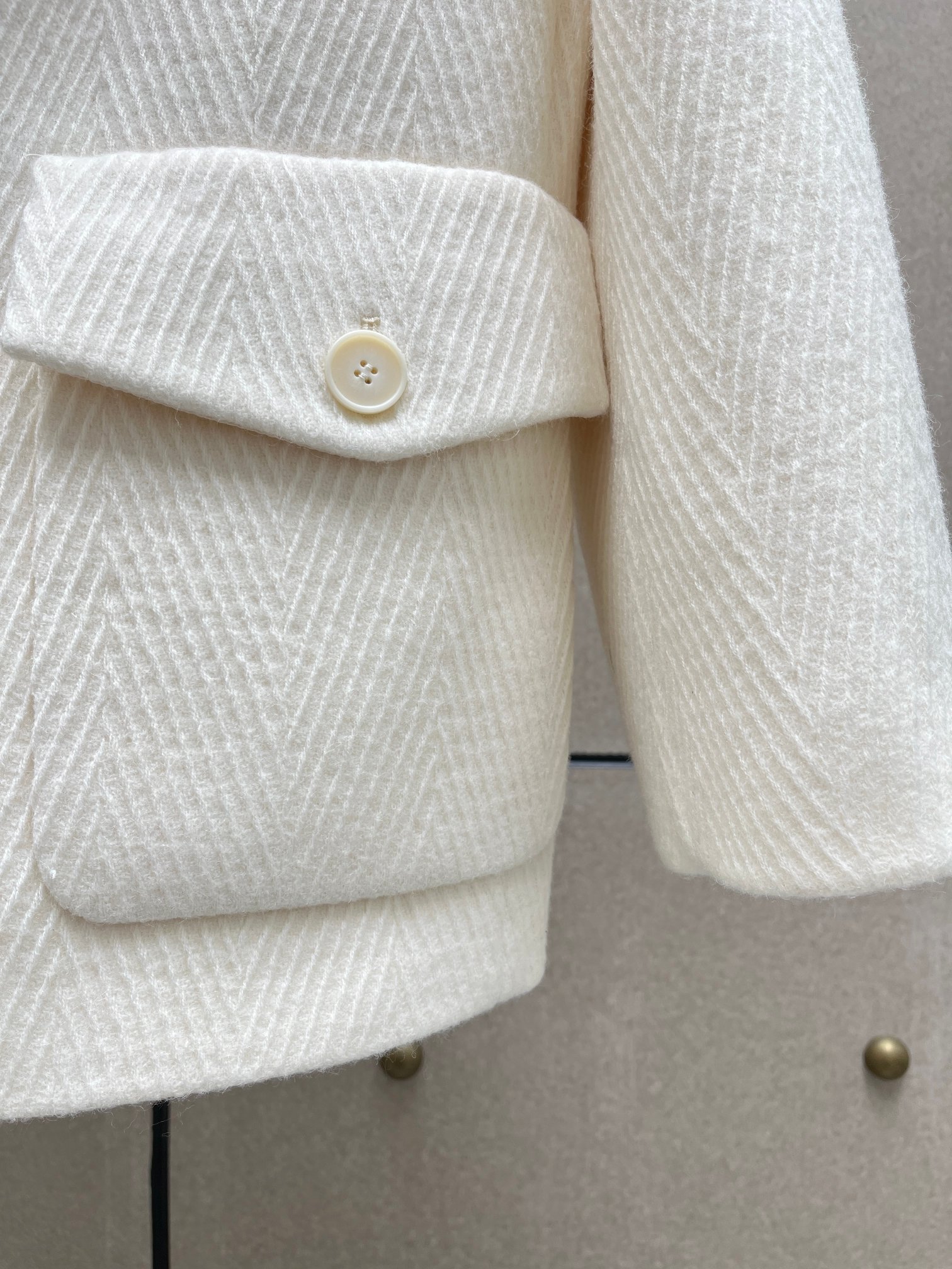 ❤️坑条羊毛翻领大西装！羊毛 宽松外套 SML