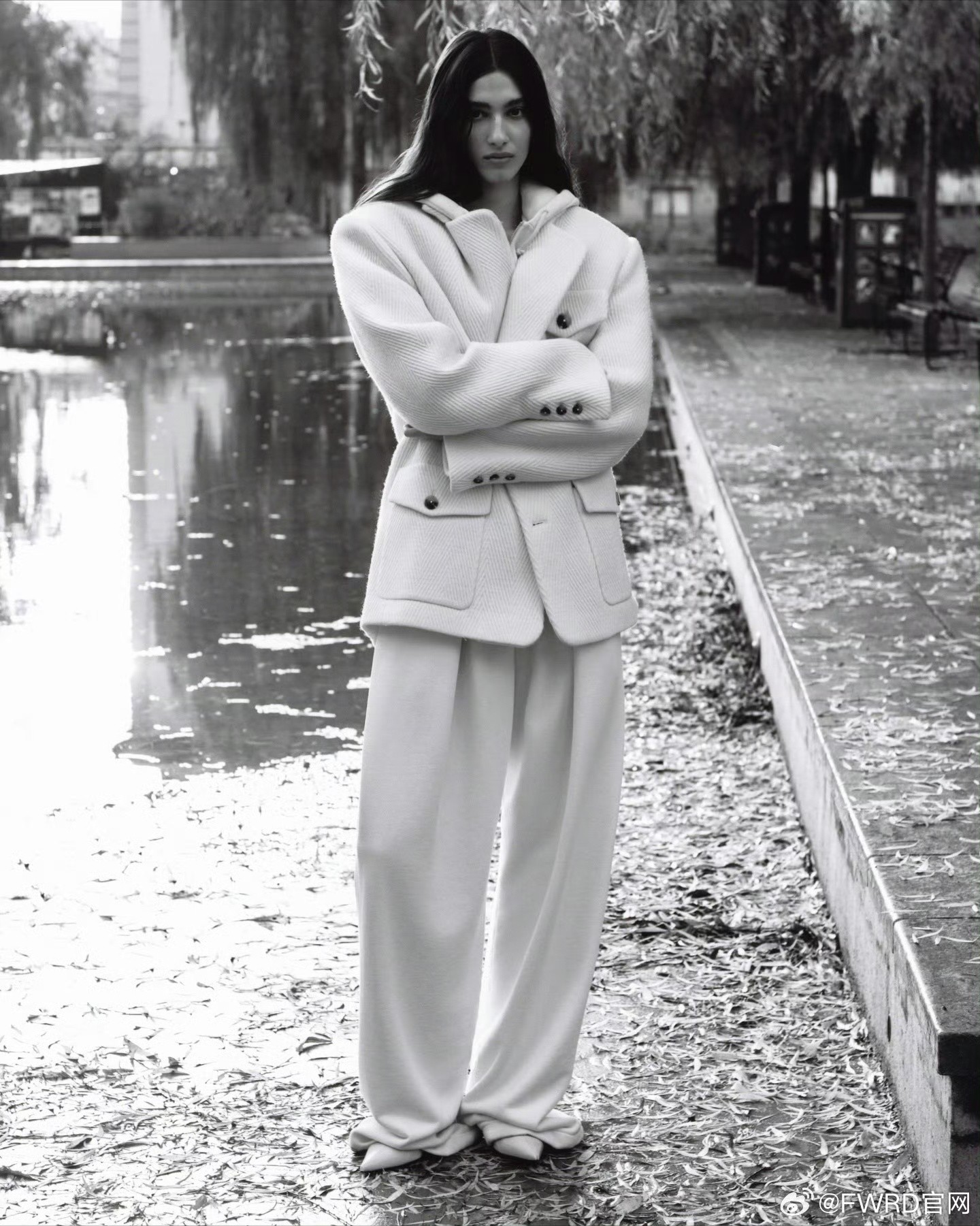 ❤️坑条羊毛翻领大西装！羊毛 宽松外套 SML