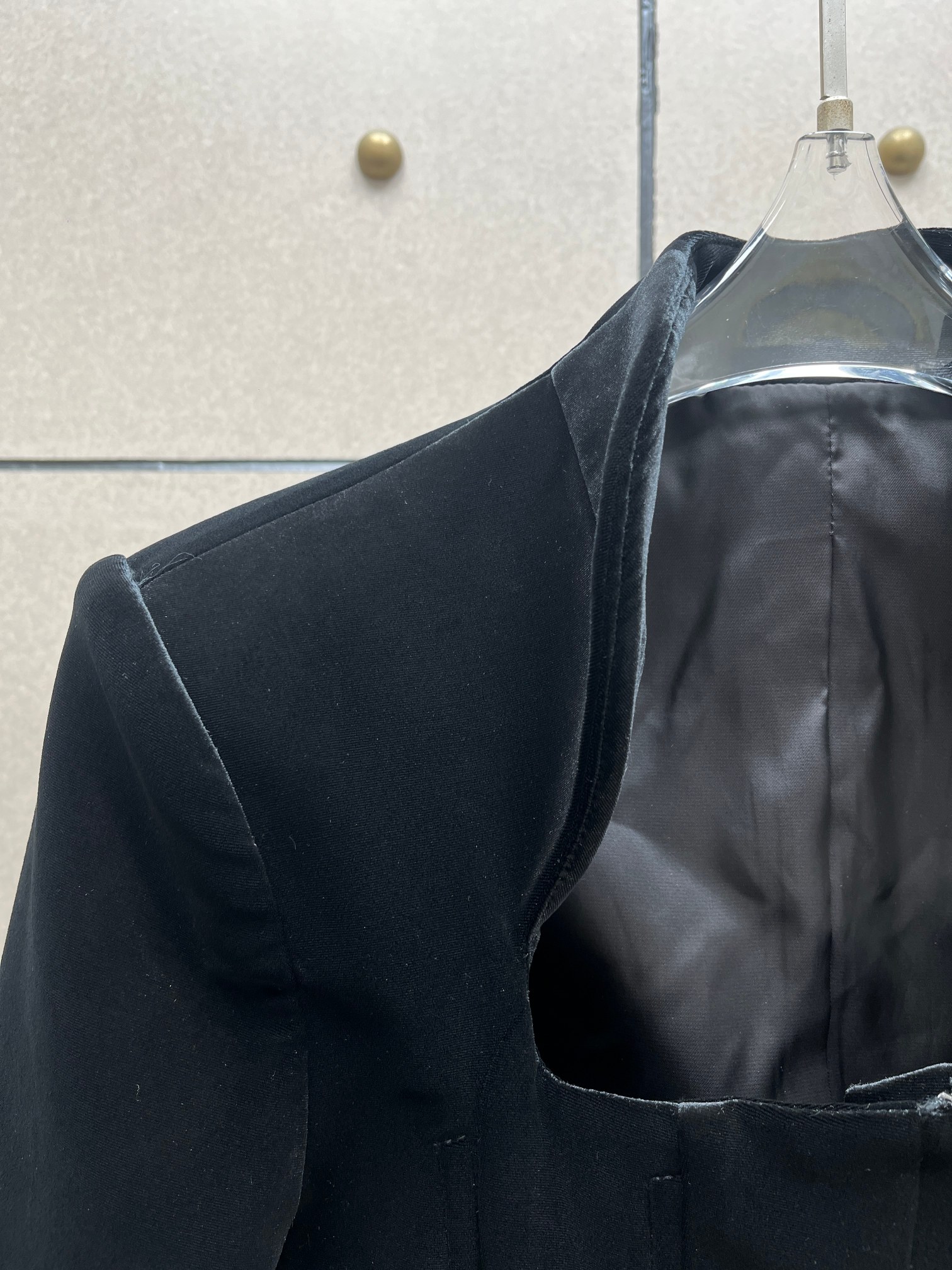 ❤️mugl 丝绒鱼骨修身拉链夹克！SML