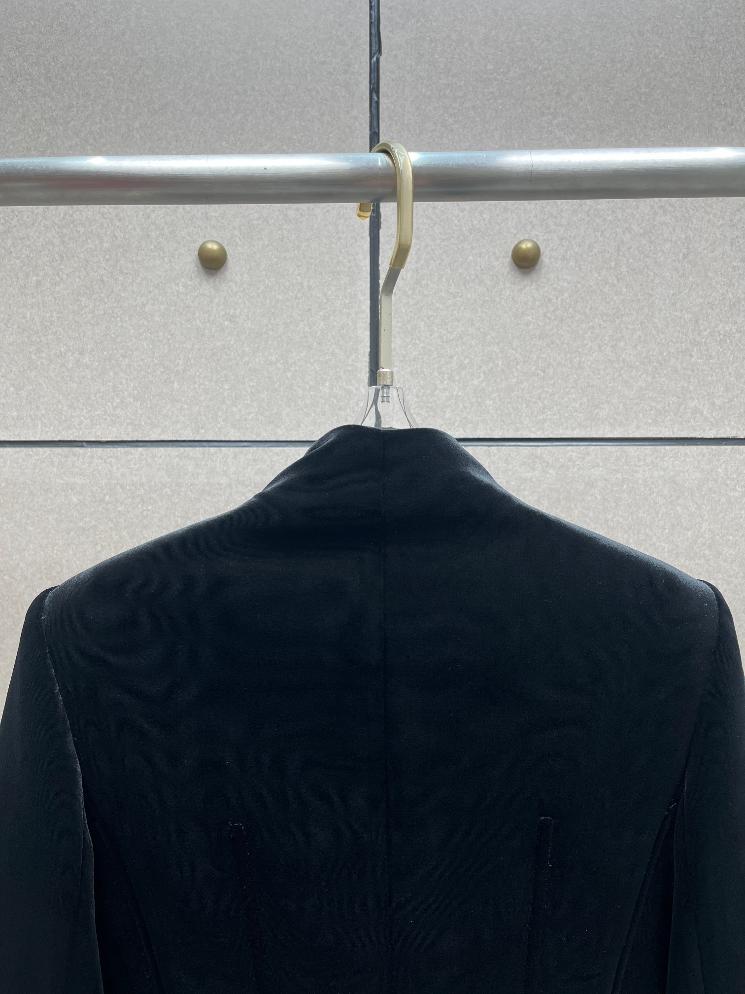 ❤️mugl 丝绒鱼骨修身拉链夹克！SML