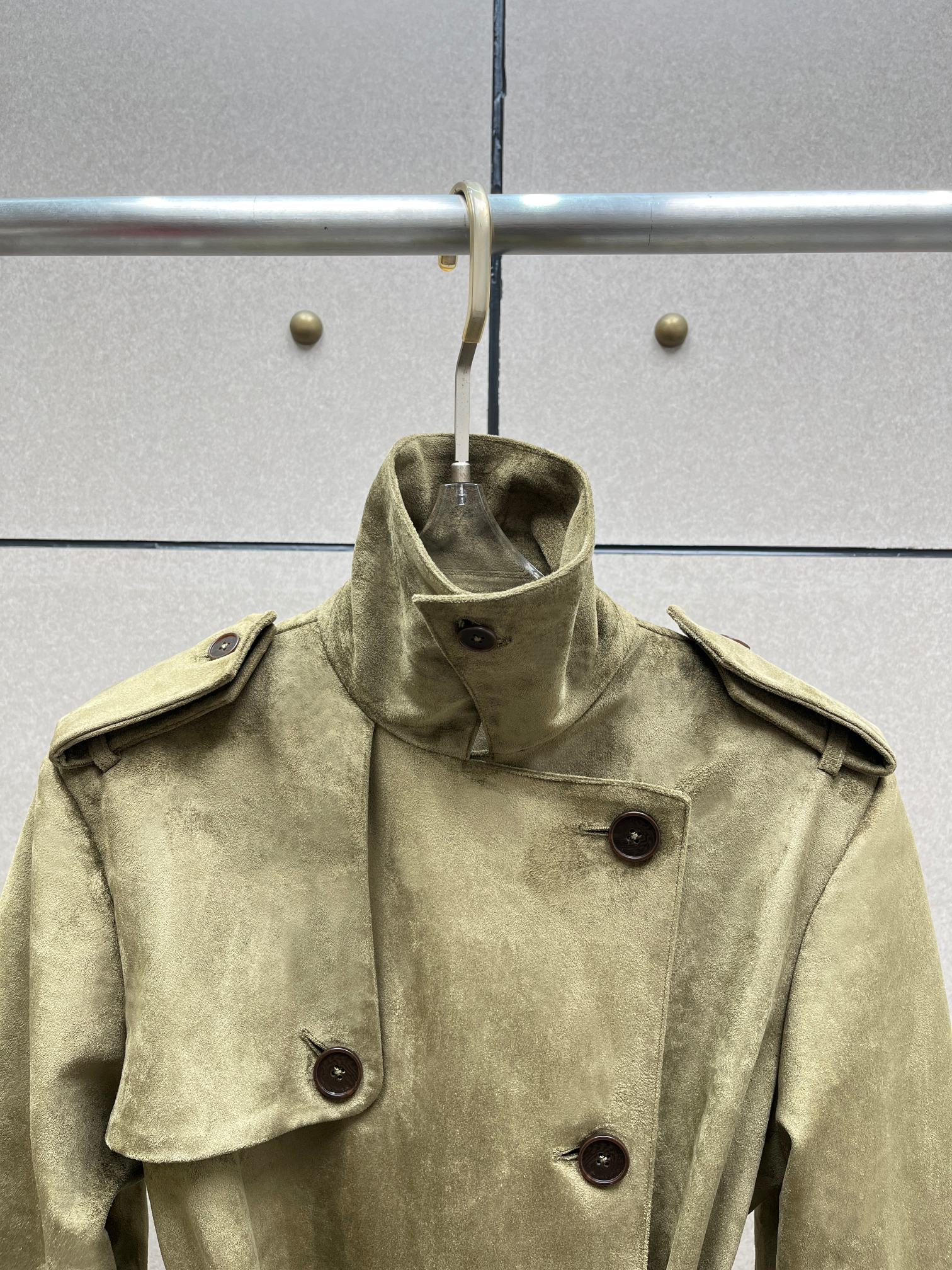 ❤️防麋皮长风衣！SML