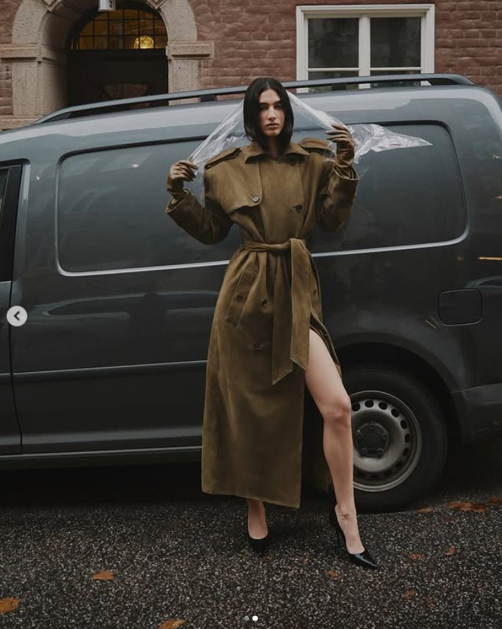 ❤️防麋皮长风衣！SML