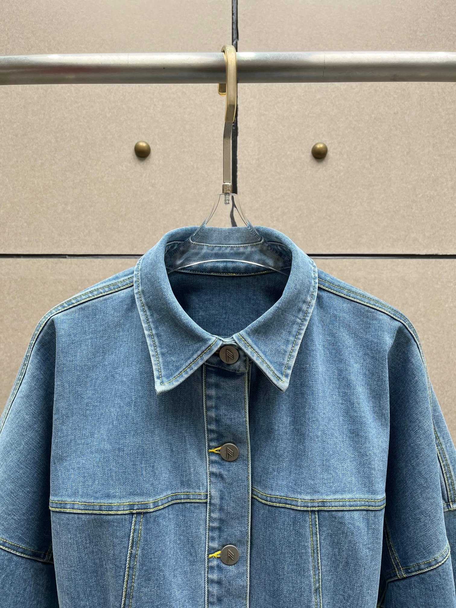 ❤️收腰牛仔外套连衣裙！棉 SML