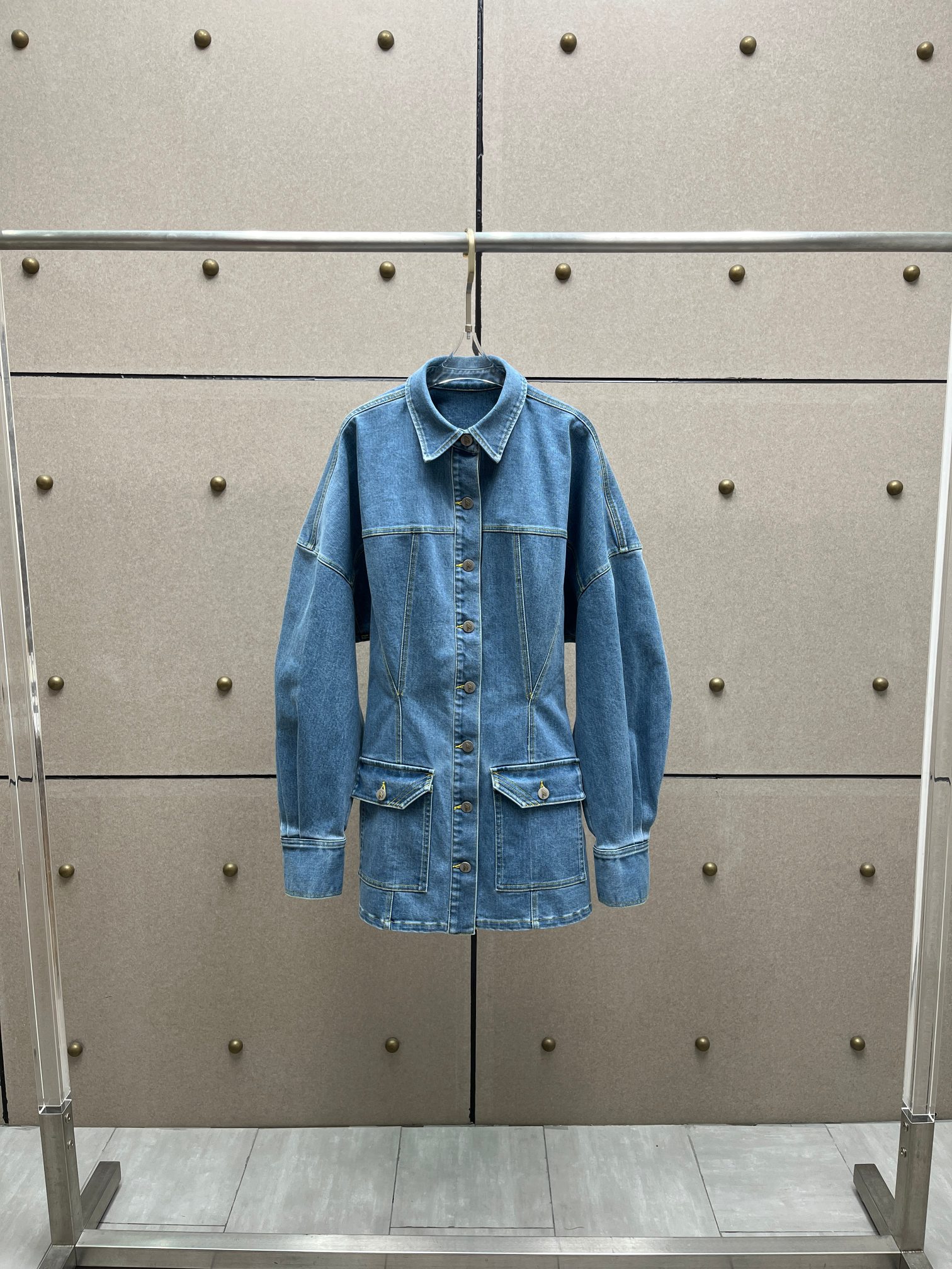 NO:713206,Waisted denim jacket dress!  Cotton SML,,skirts,jackets & coats,19860909收腰牛仔外套连衣裙！棉 SML,,skirts,jackets & coats,,Women's clothing