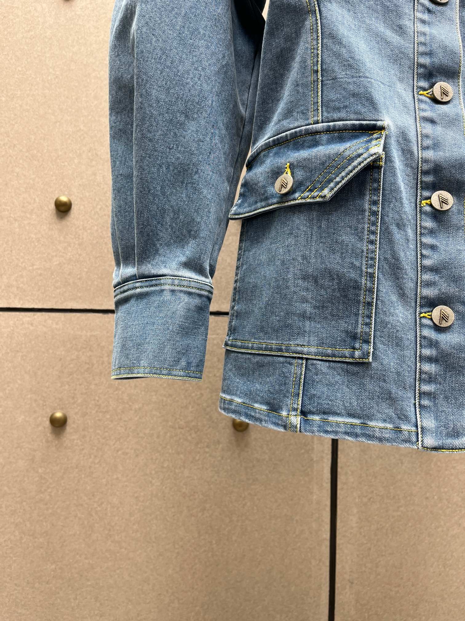 ❤️收腰牛仔外套连衣裙！棉 SML