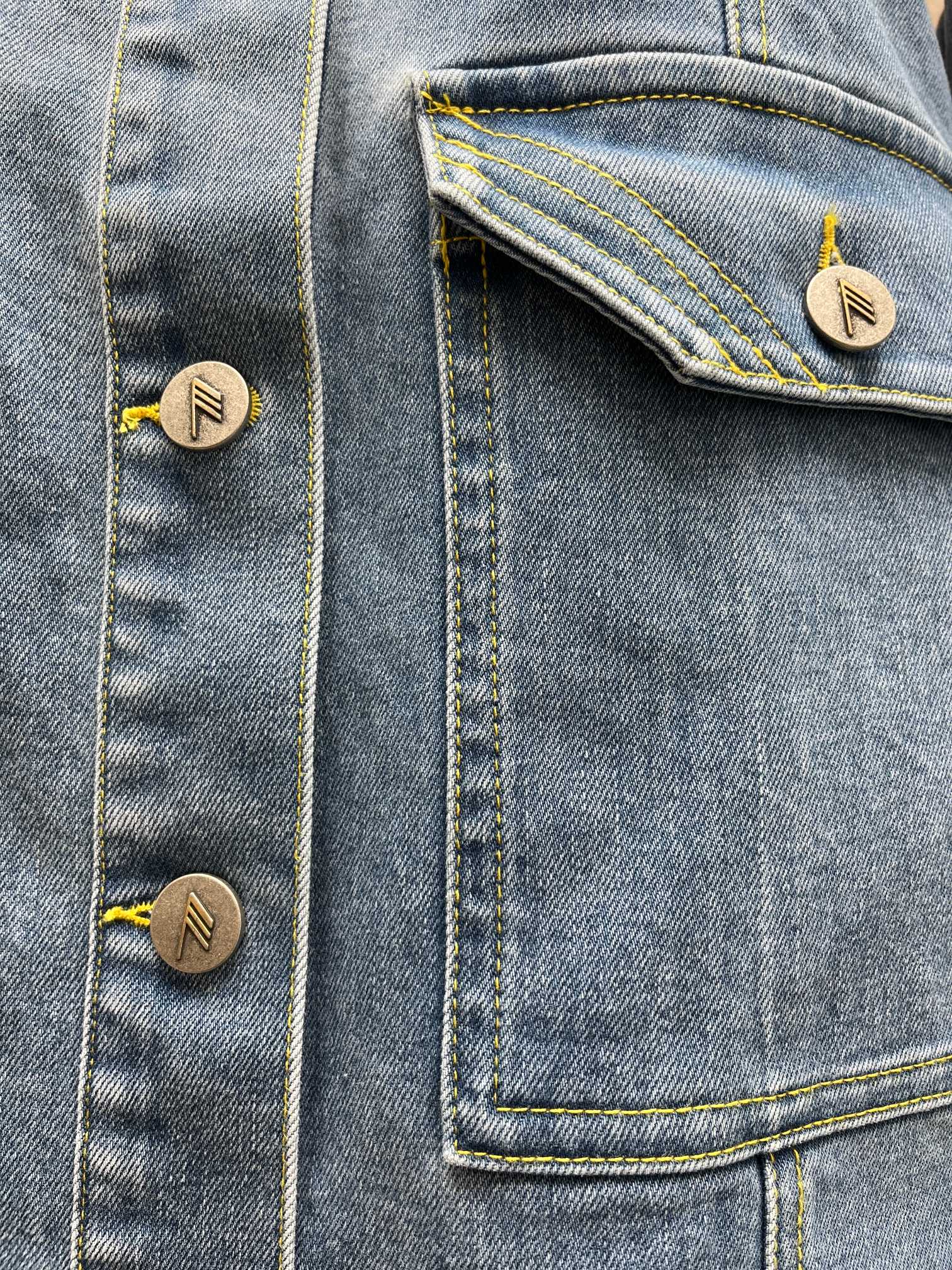 ❤️收腰牛仔外套连衣裙！棉 SML