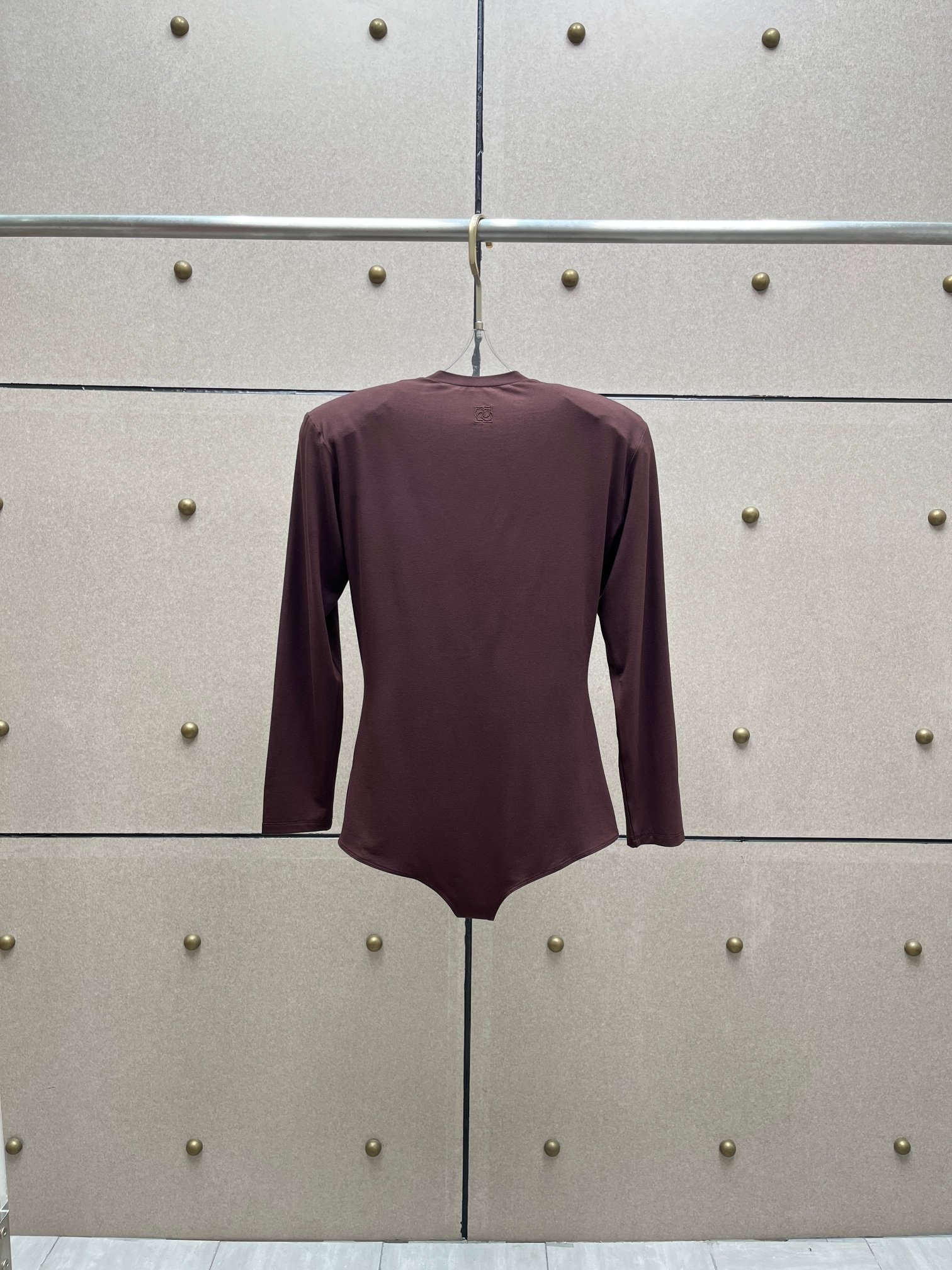 ❤️圆领垫肩刺绣连体衣！两色 SML