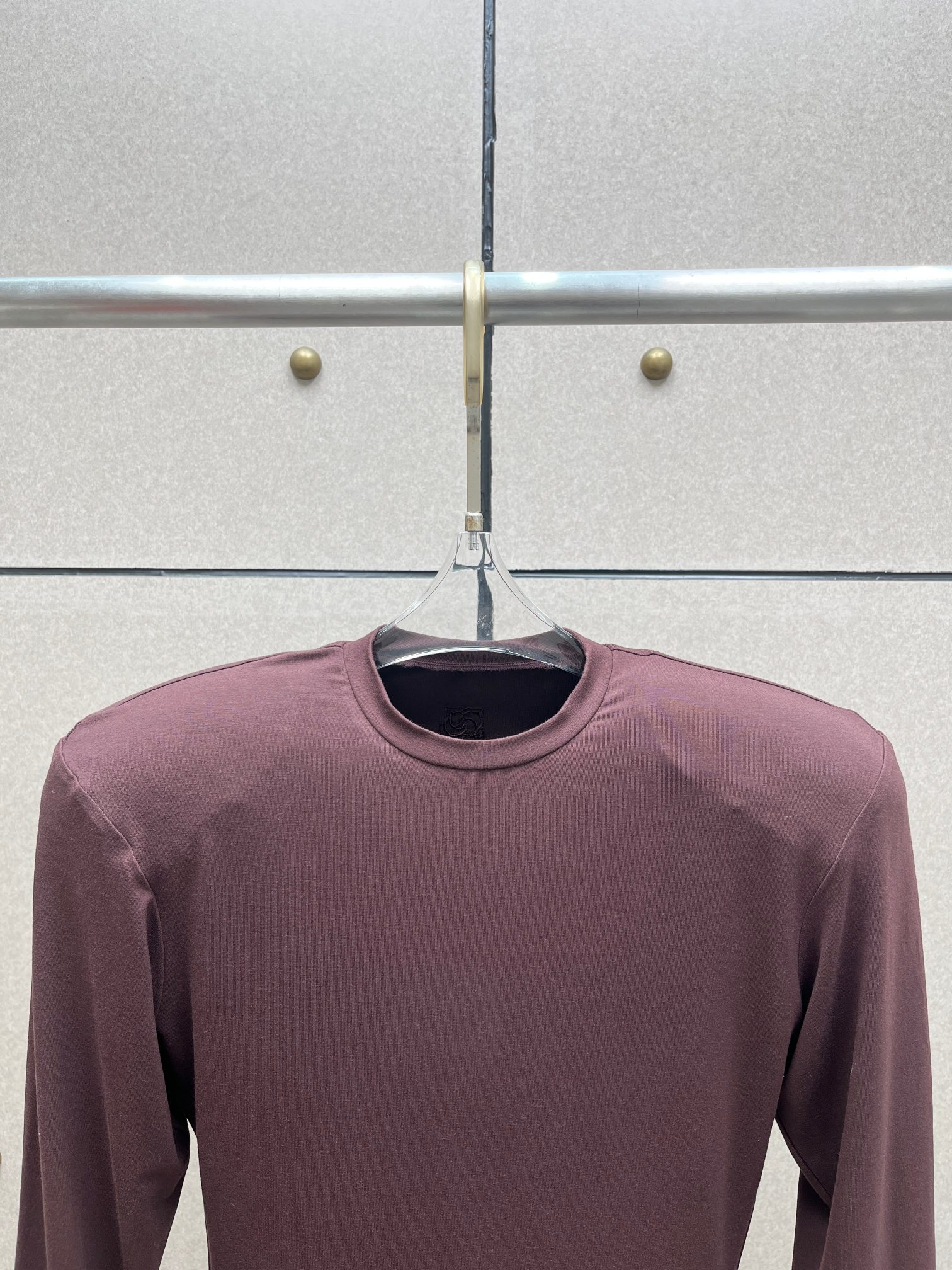 ❤️圆领垫肩刺绣连体衣！两色 SML