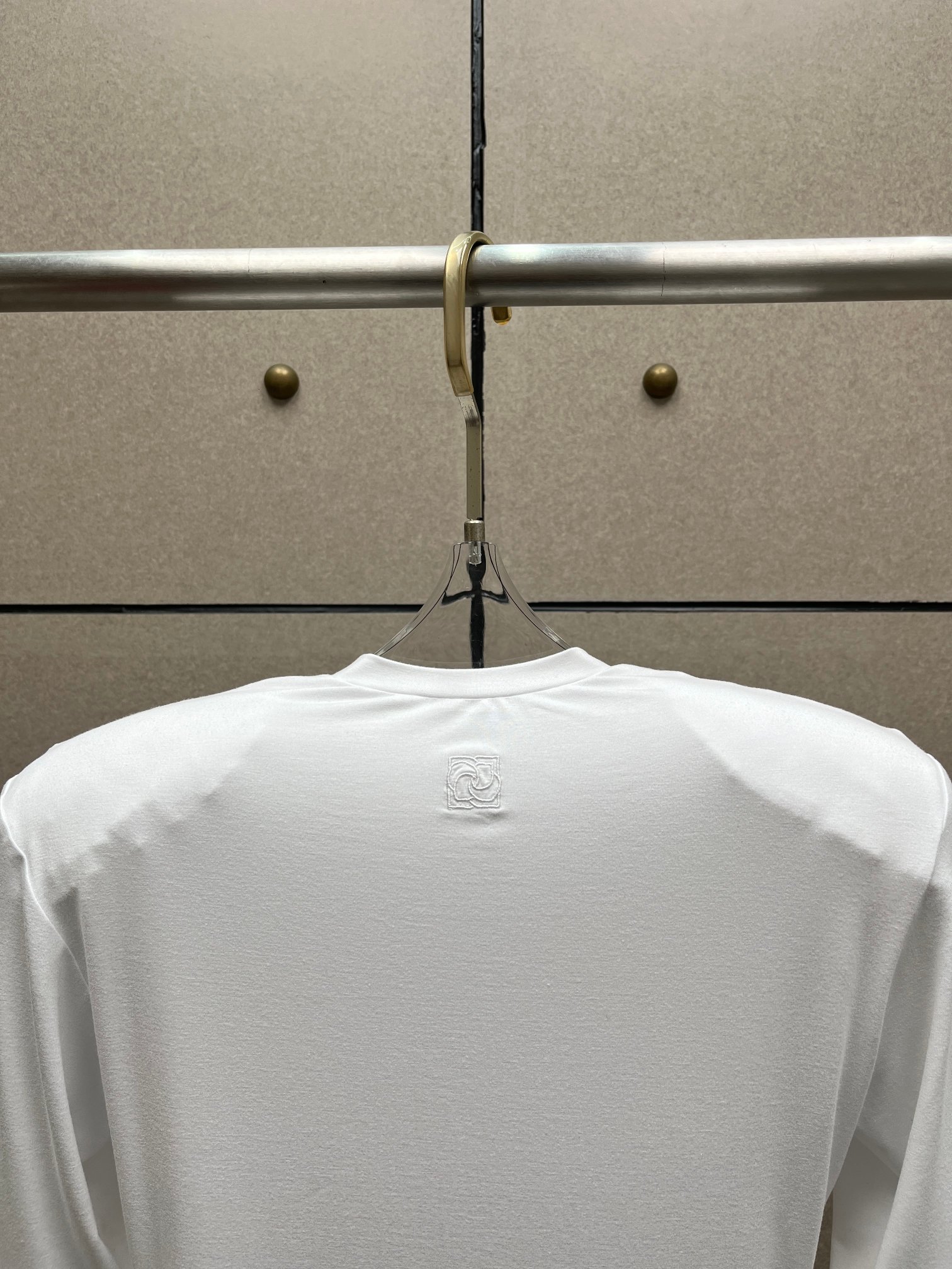 ❤️圆领垫肩刺绣连体衣！两色 SML