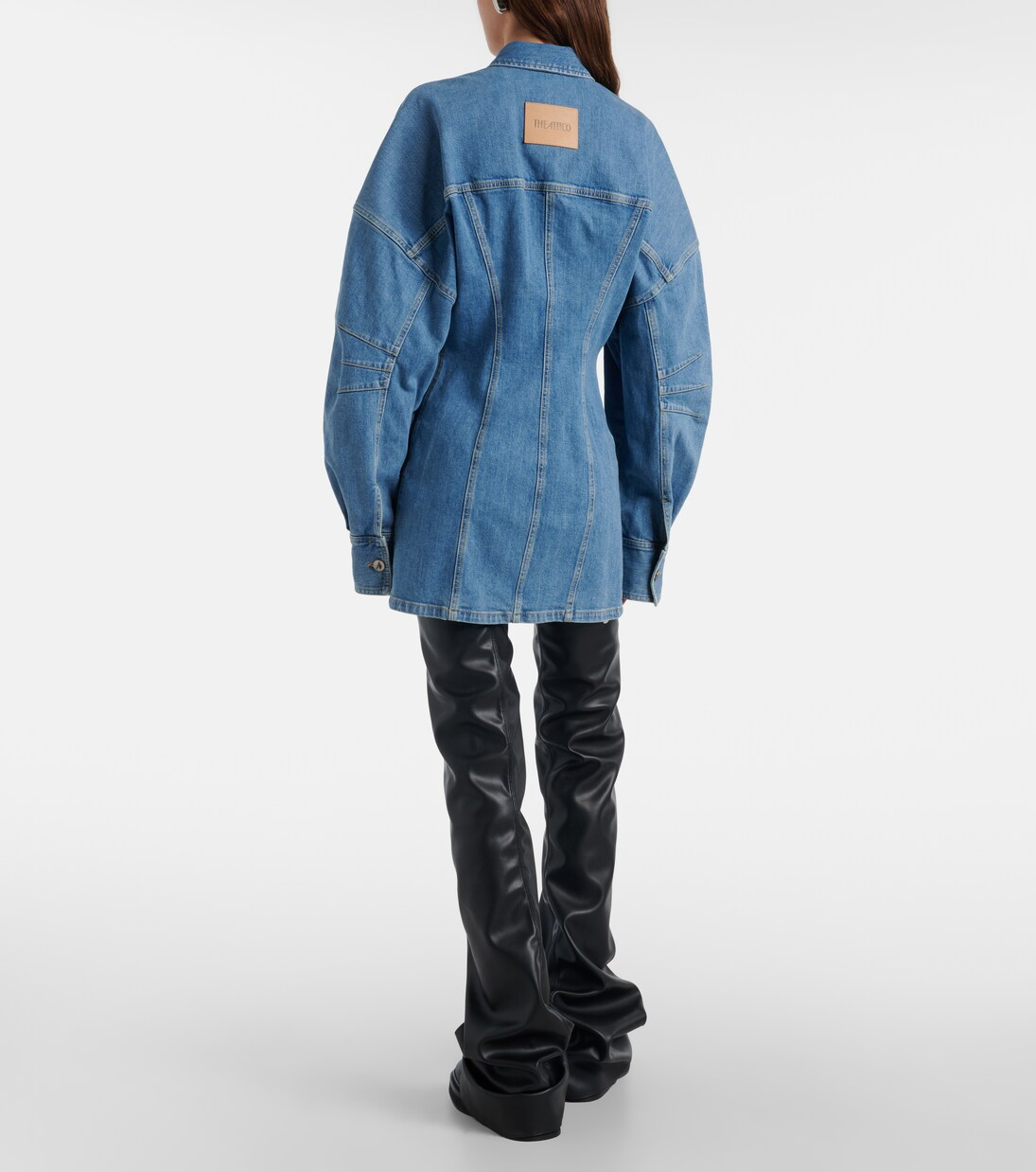 ❤️收腰牛仔外套连衣裙！棉 SML