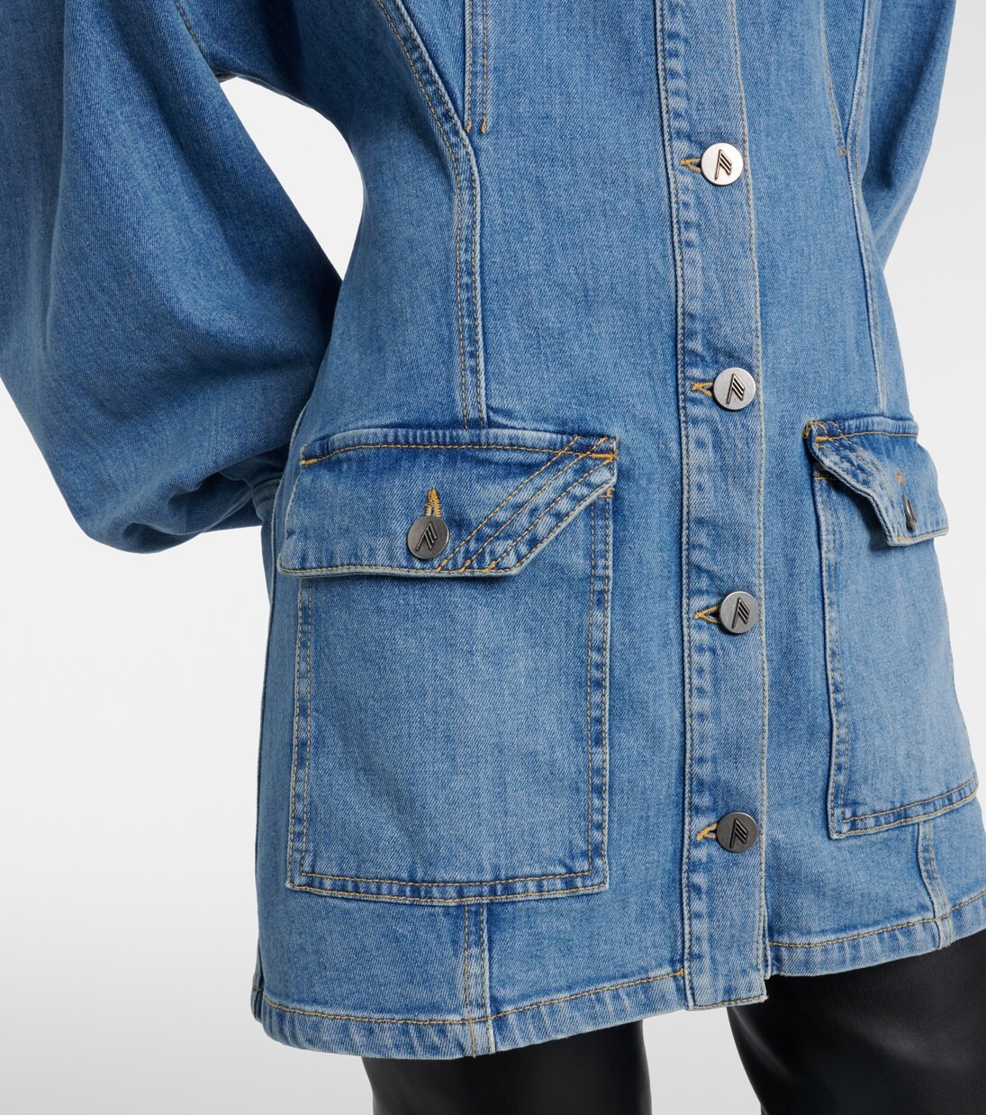 ❤️收腰牛仔外套连衣裙！棉 SML