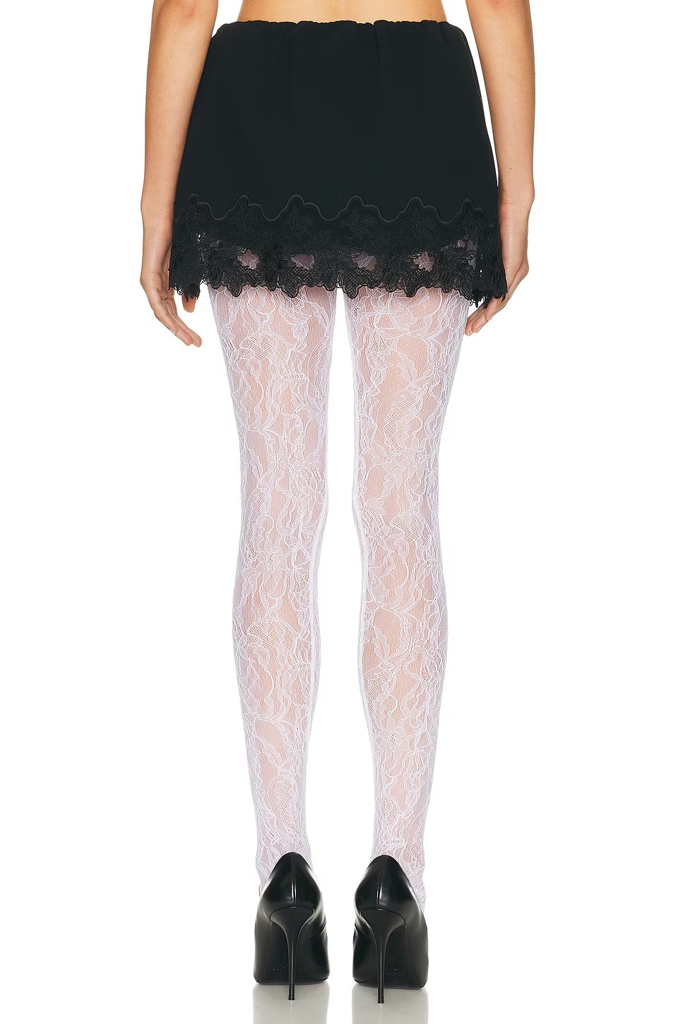 ❤️刺绣蕾丝镂空短裤两件套！SML