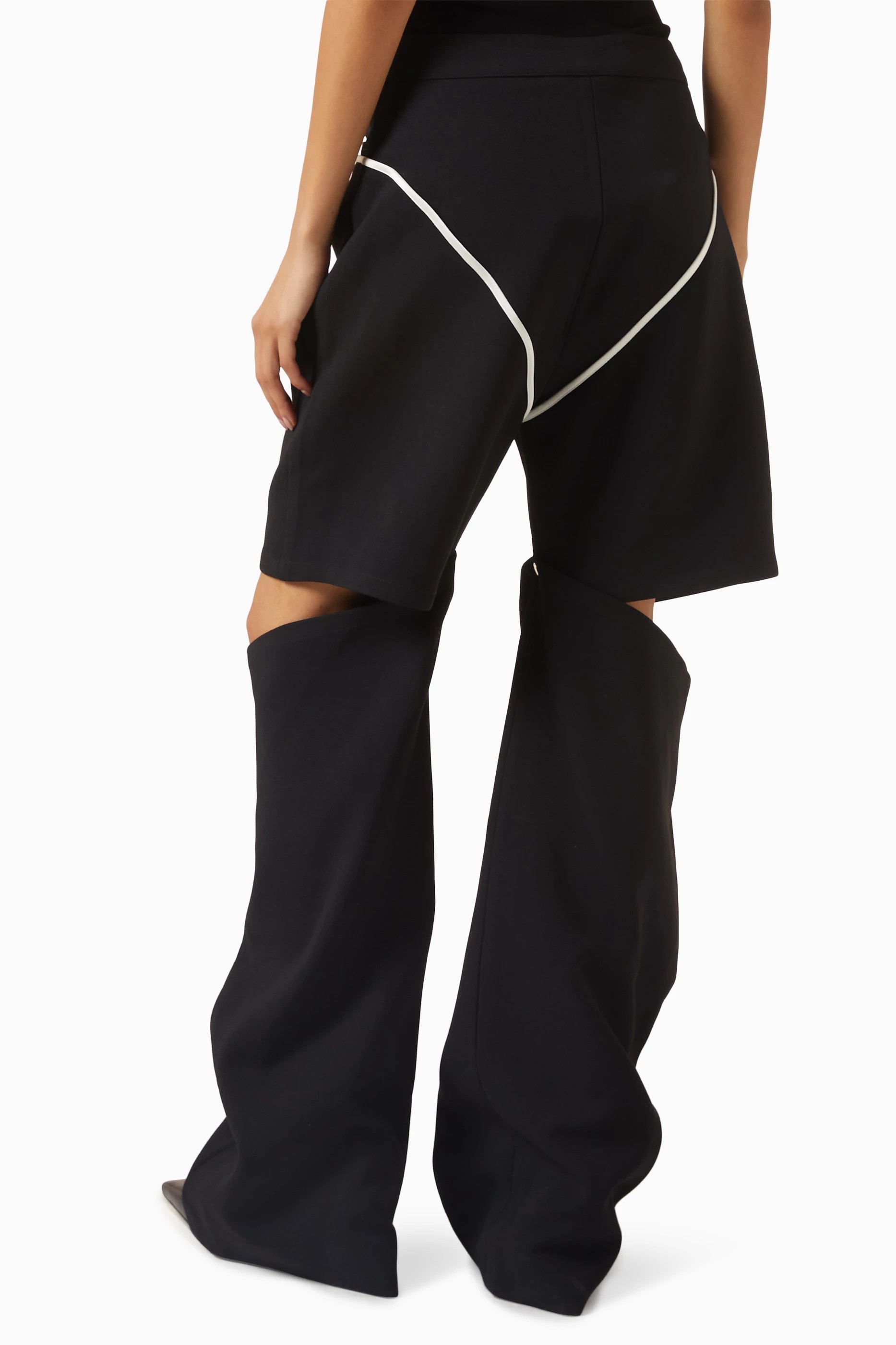 ❤️撞色白边长裤！棉 SML