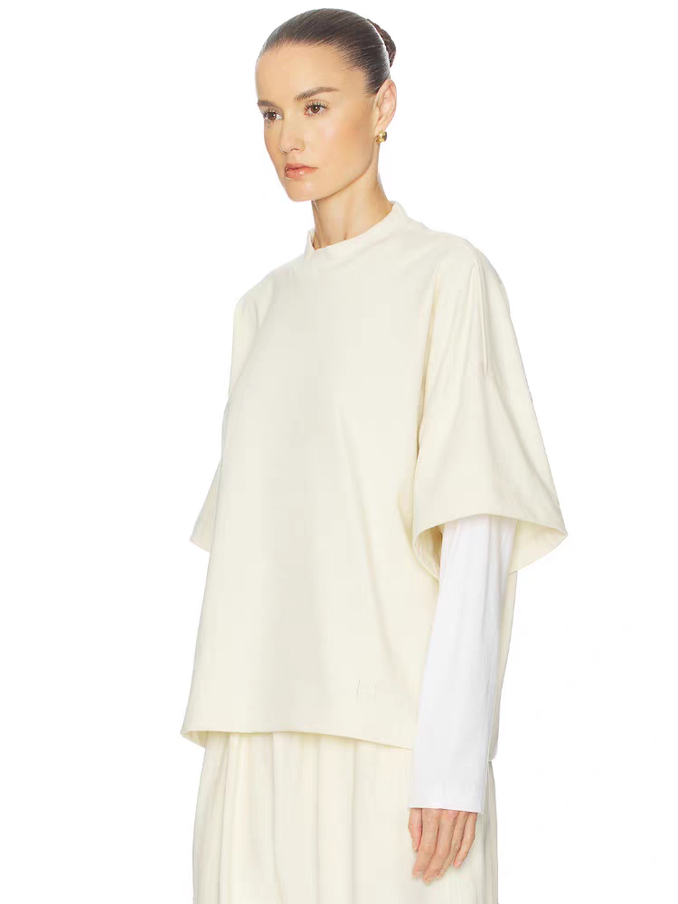 ❤️假两件套圆领上衣！棉 SML