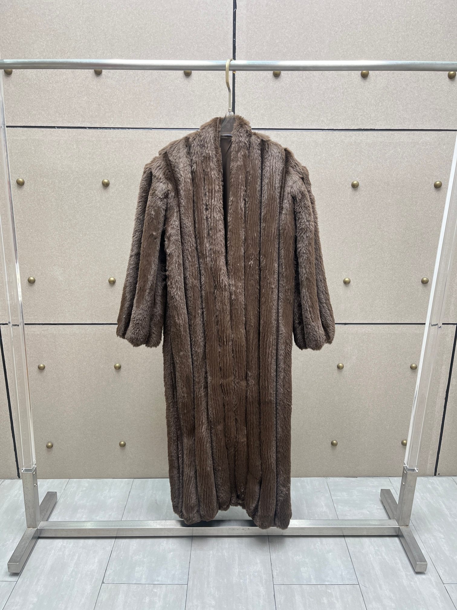 NO:709382,Custom fabric eco-friendly fur coat with dust bag!  SML,,19860909配防尘袋定制面料环保皮草大衣！SML,,,Women's clothing