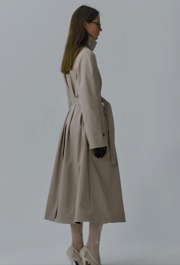 ❤️伞形大摆风衣！棉 两色 SML