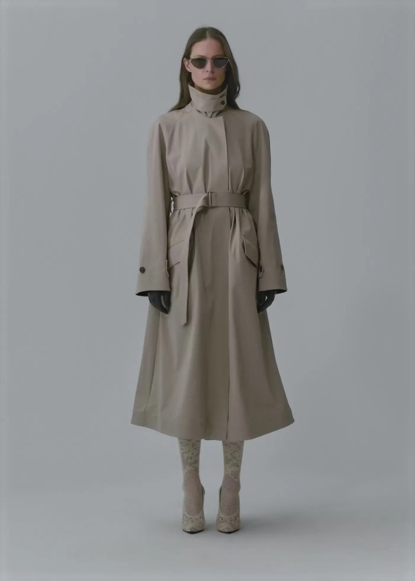 ❤️伞形大摆风衣！棉 两色 SML