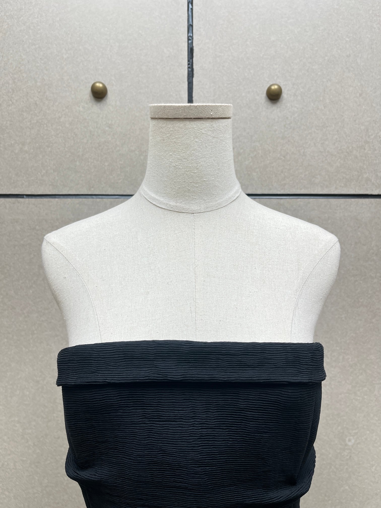 ❤️定制面料裹胸连衣裙！重工 里层有鱼骨胸衣 SML