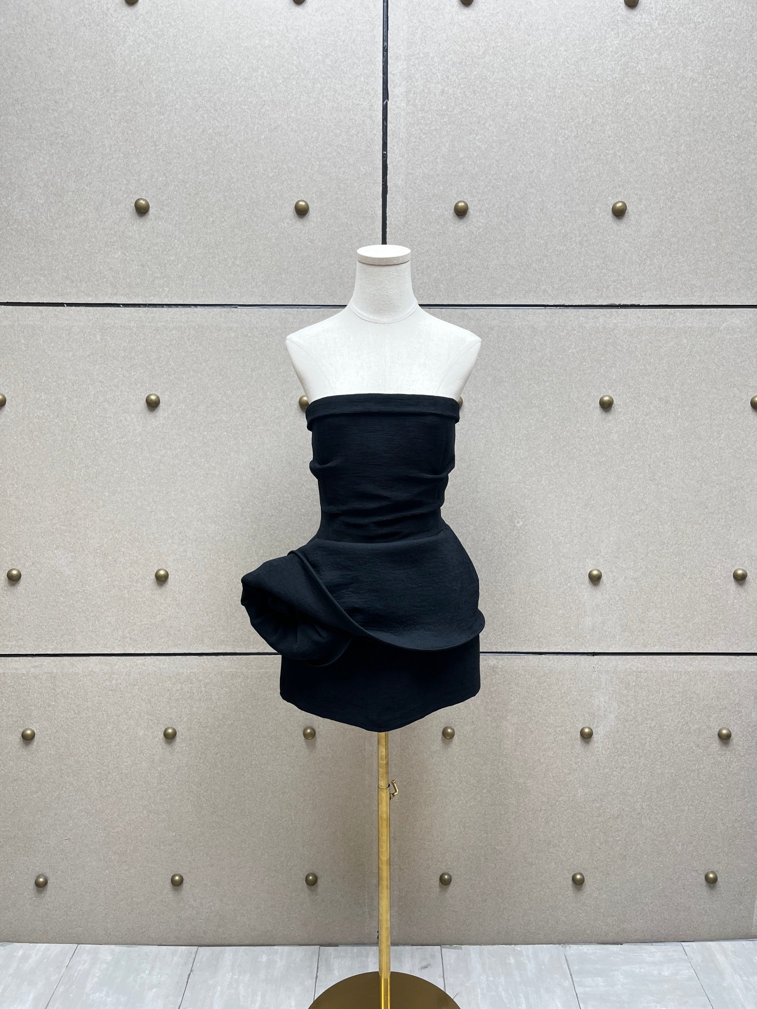 ❤️定制面料裹胸连衣裙！重工 里层有鱼骨胸衣 SML