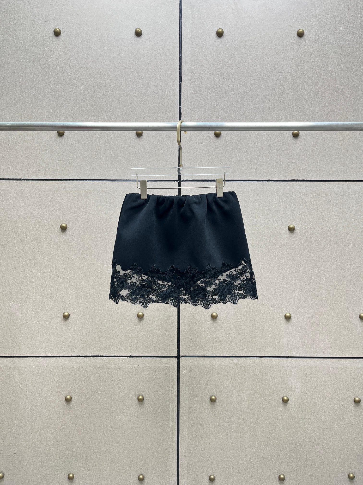 ❤️刺绣蕾丝镂空短裤两件套！SML