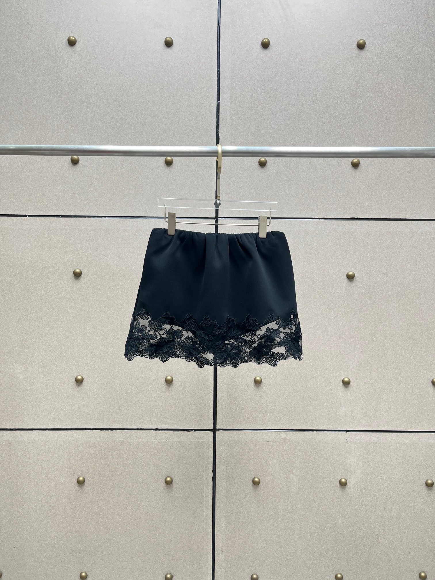 ❤️刺绣蕾丝镂空短裤两件套！SML