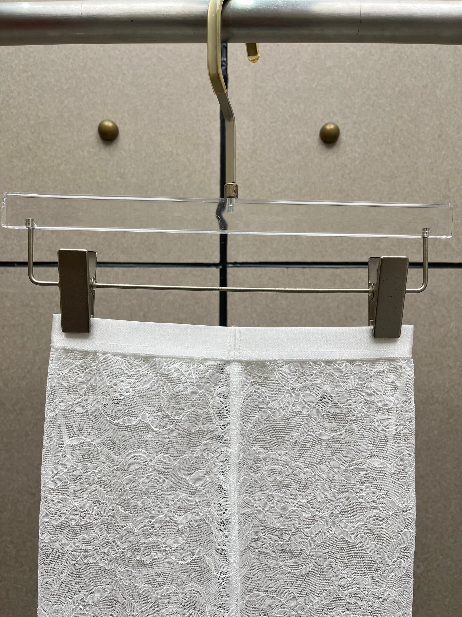 ❤️刺绣蕾丝镂空短裤两件套！SML