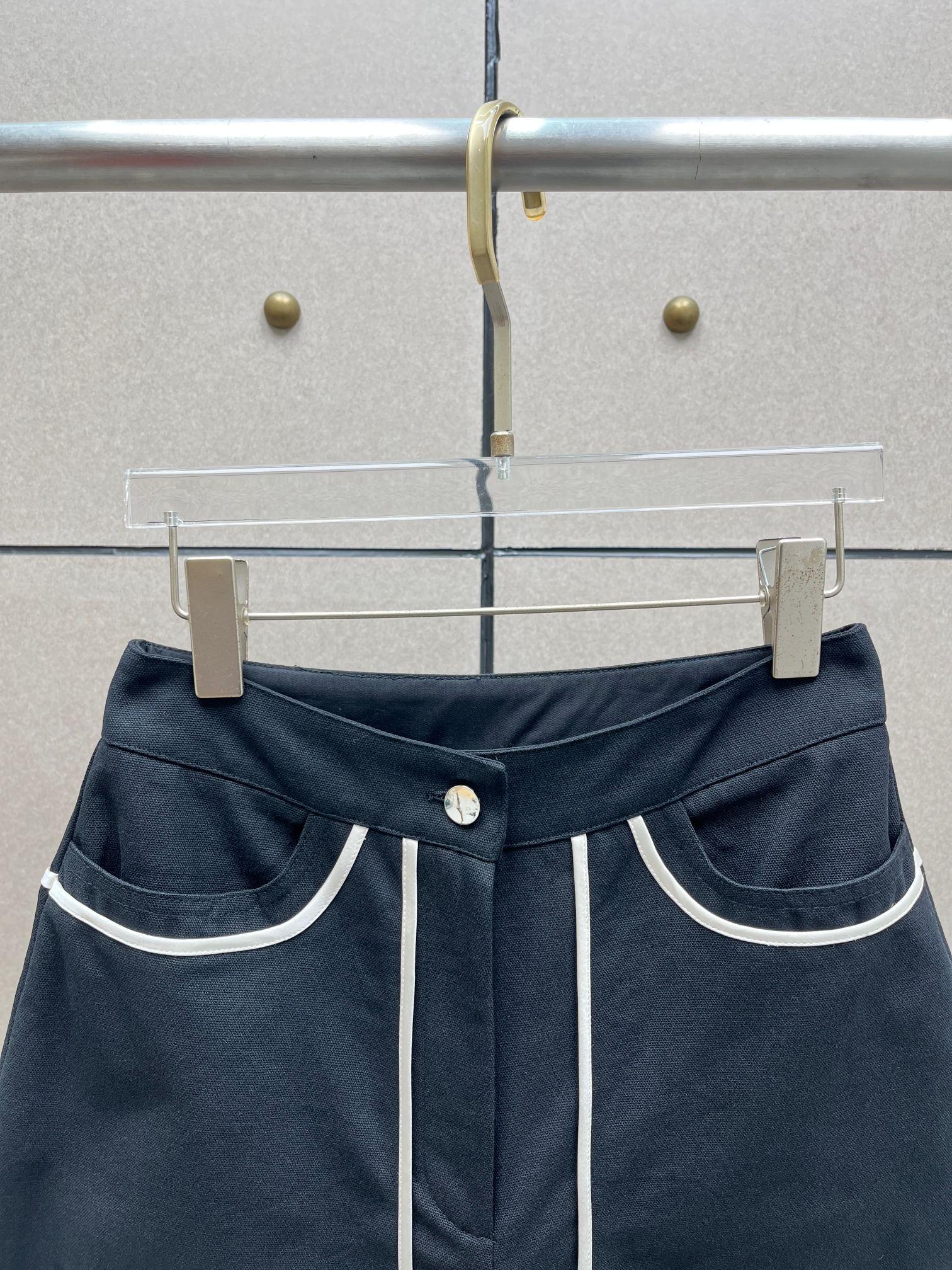 ❤️撞色白边长裤！棉 SML