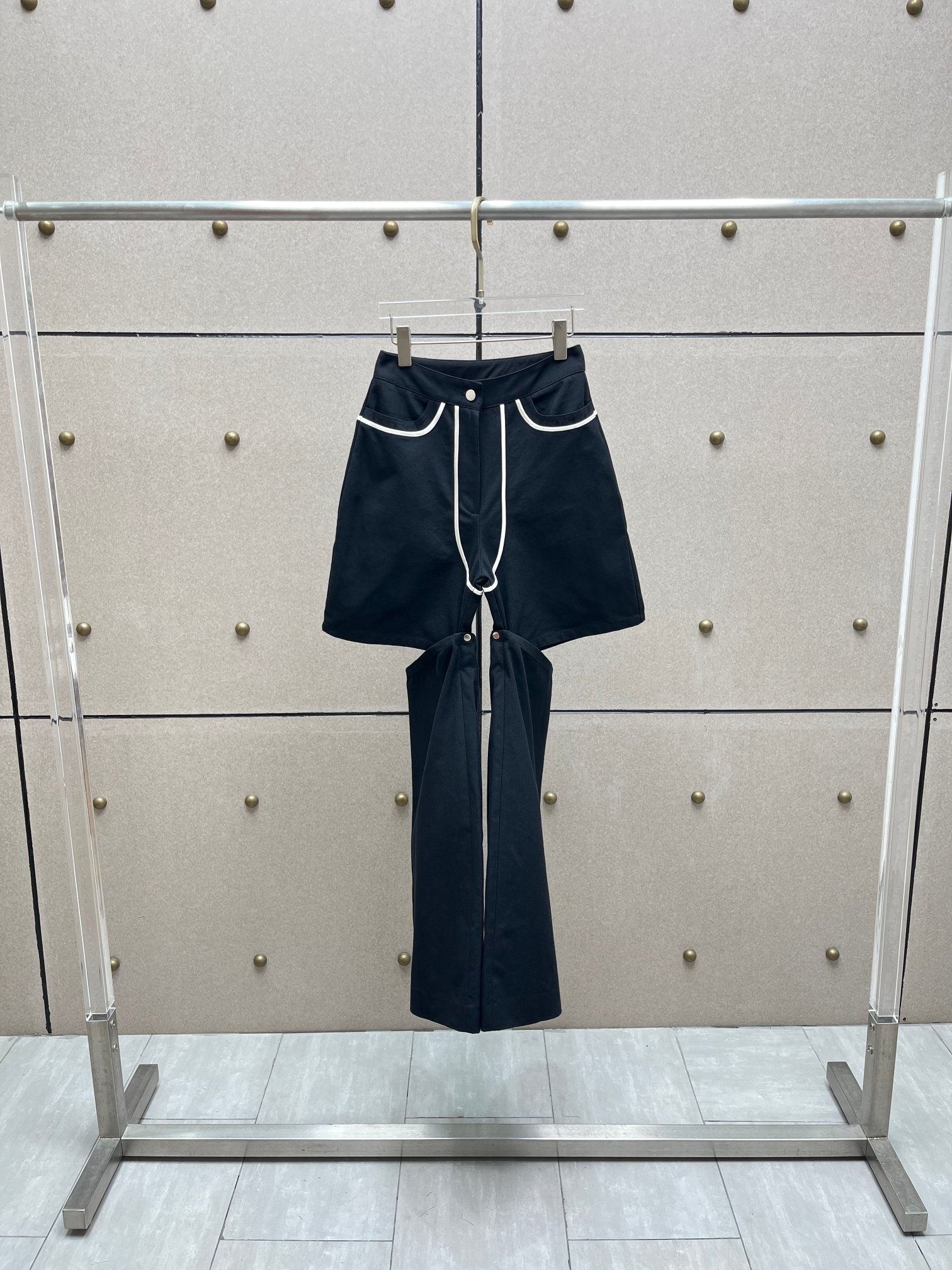 ❤️撞色白边长裤！棉 SML