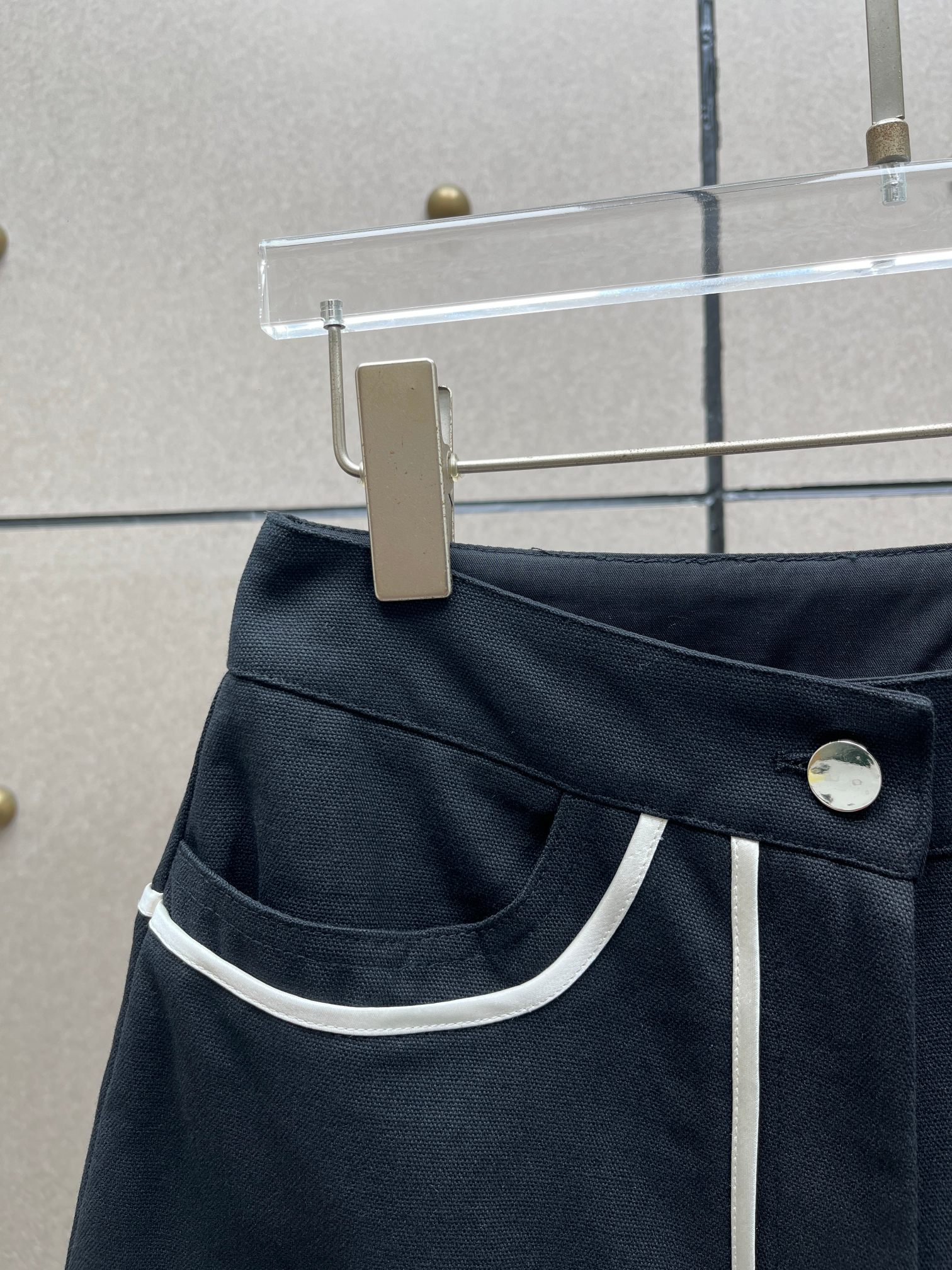 ❤️撞色白边长裤！棉 SML