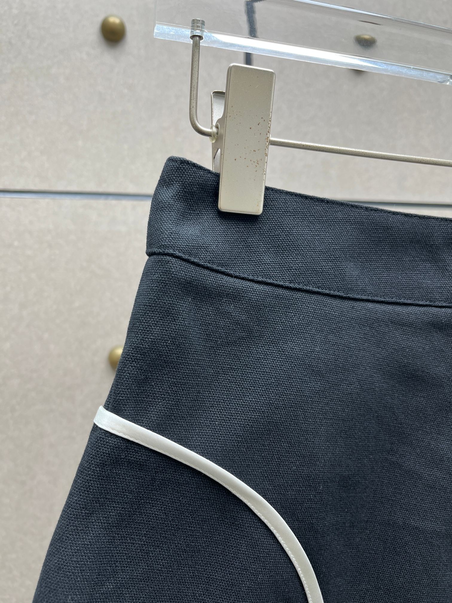 ❤️撞色白边长裤！棉 SML