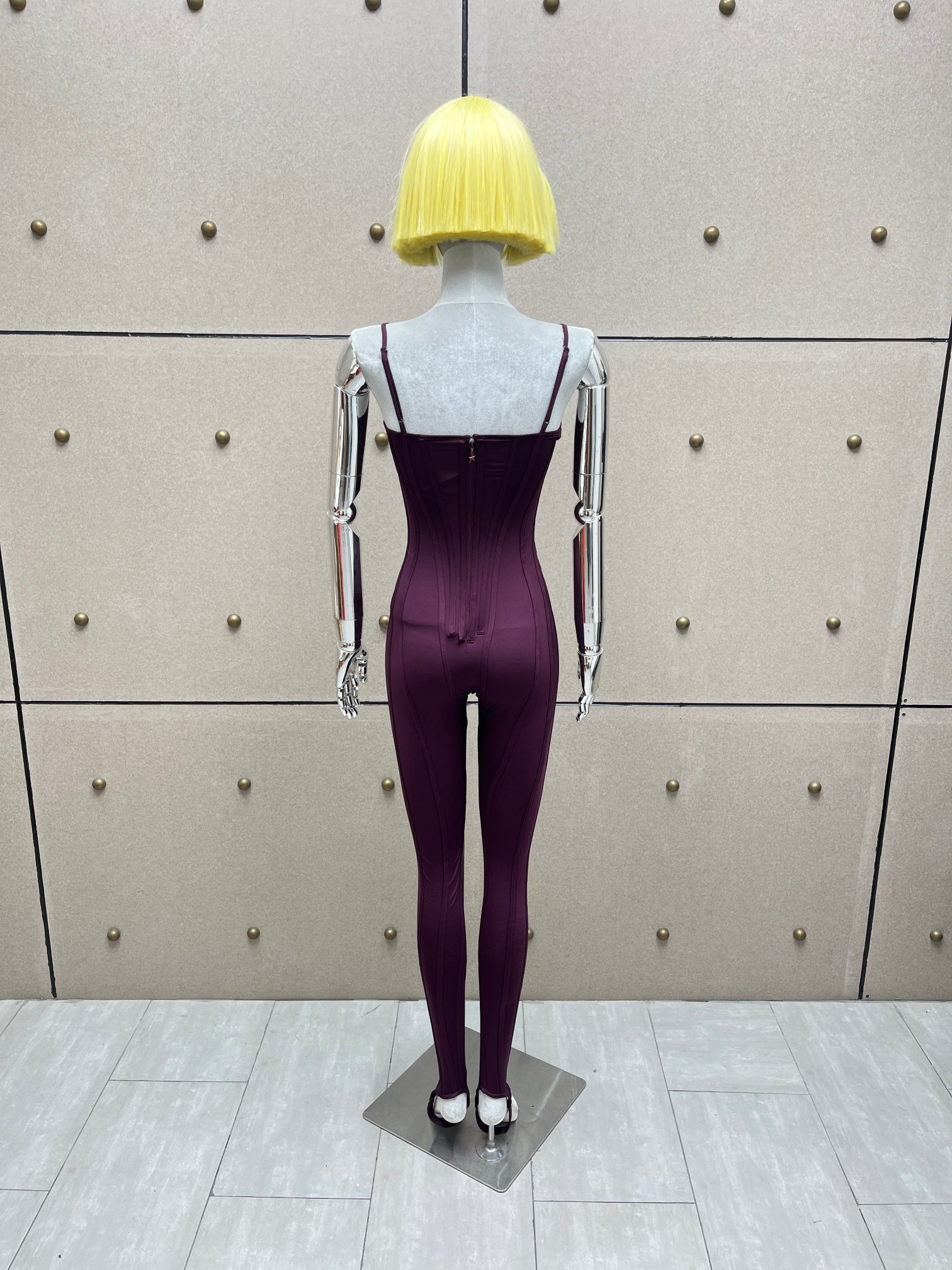 ❤️mugle 鱼骨弹性连体裤！三色 SML