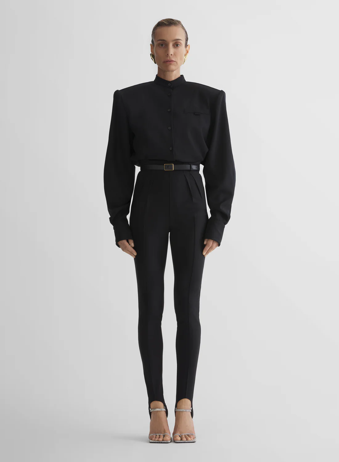 ❤️mugle 微弹踩脚裤！羊毛混纺面料 SML