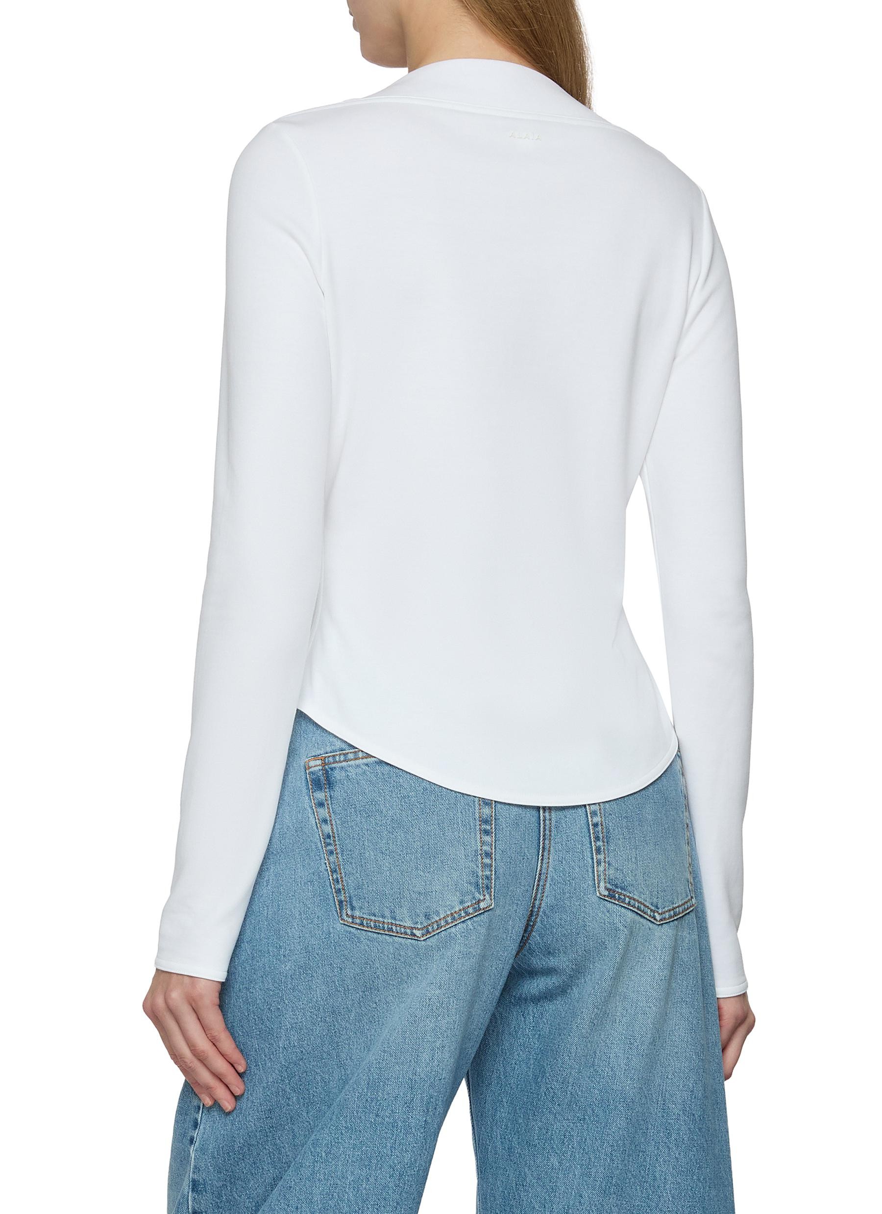 ❤️alai 字母一字领长袖上衣！棉 SML