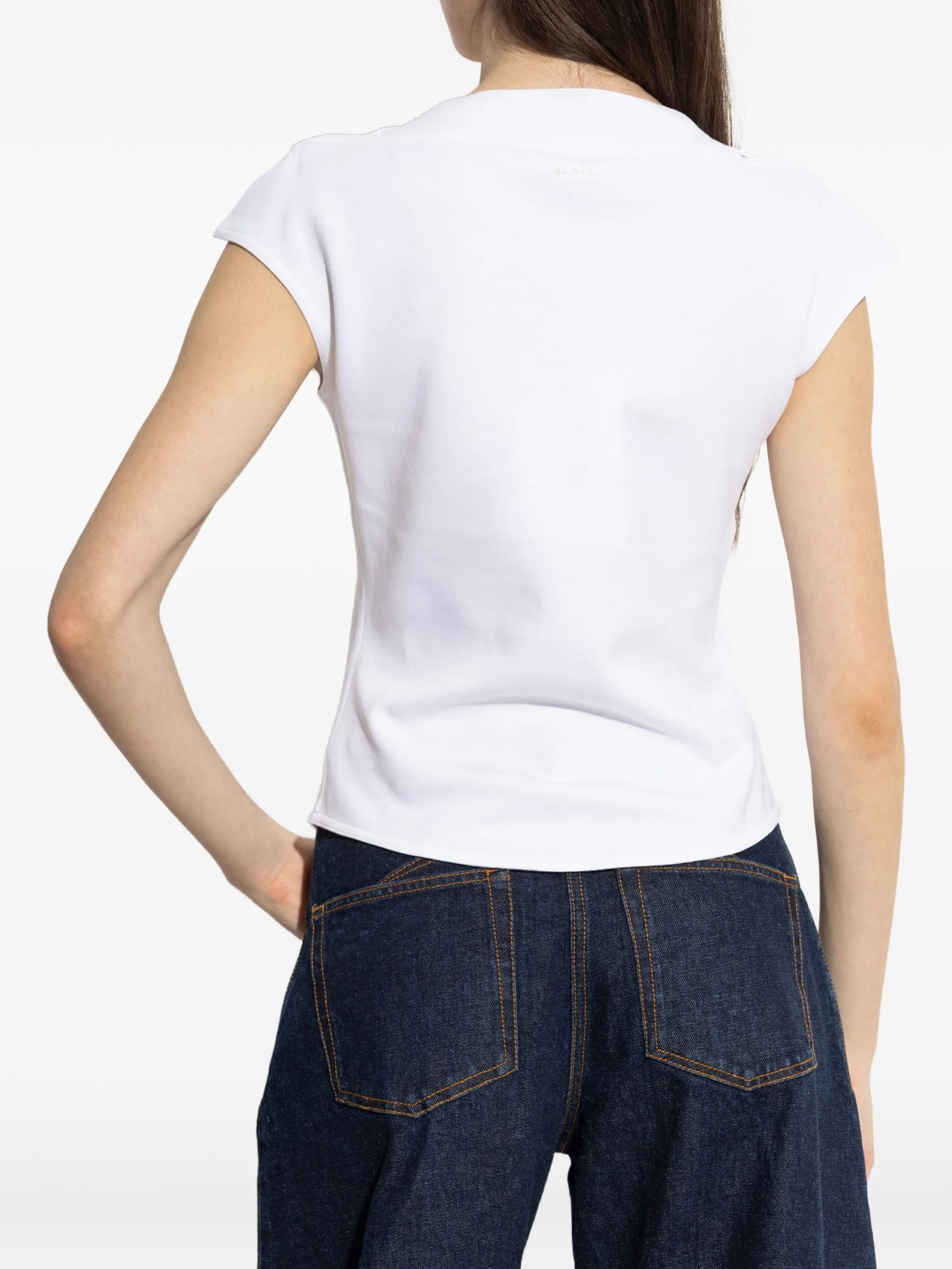 ❤️alai 一字领T恤！棉 SML