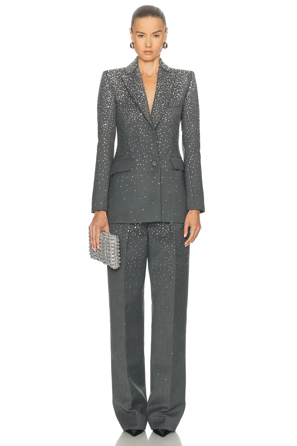 ❤️雨幕星空烫钻长裤！ SML