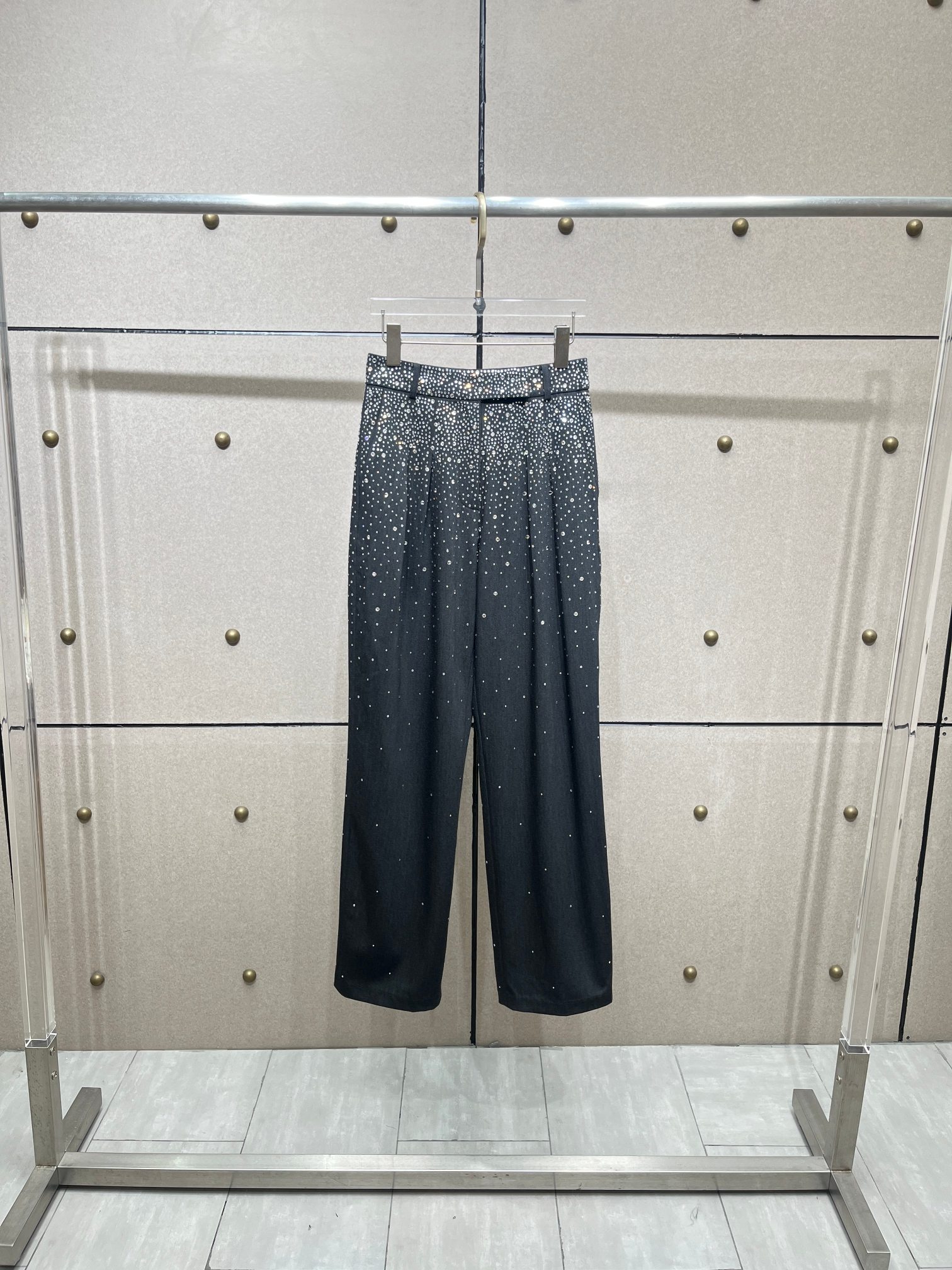 ❤️雨幕星空烫钻长裤！ SML