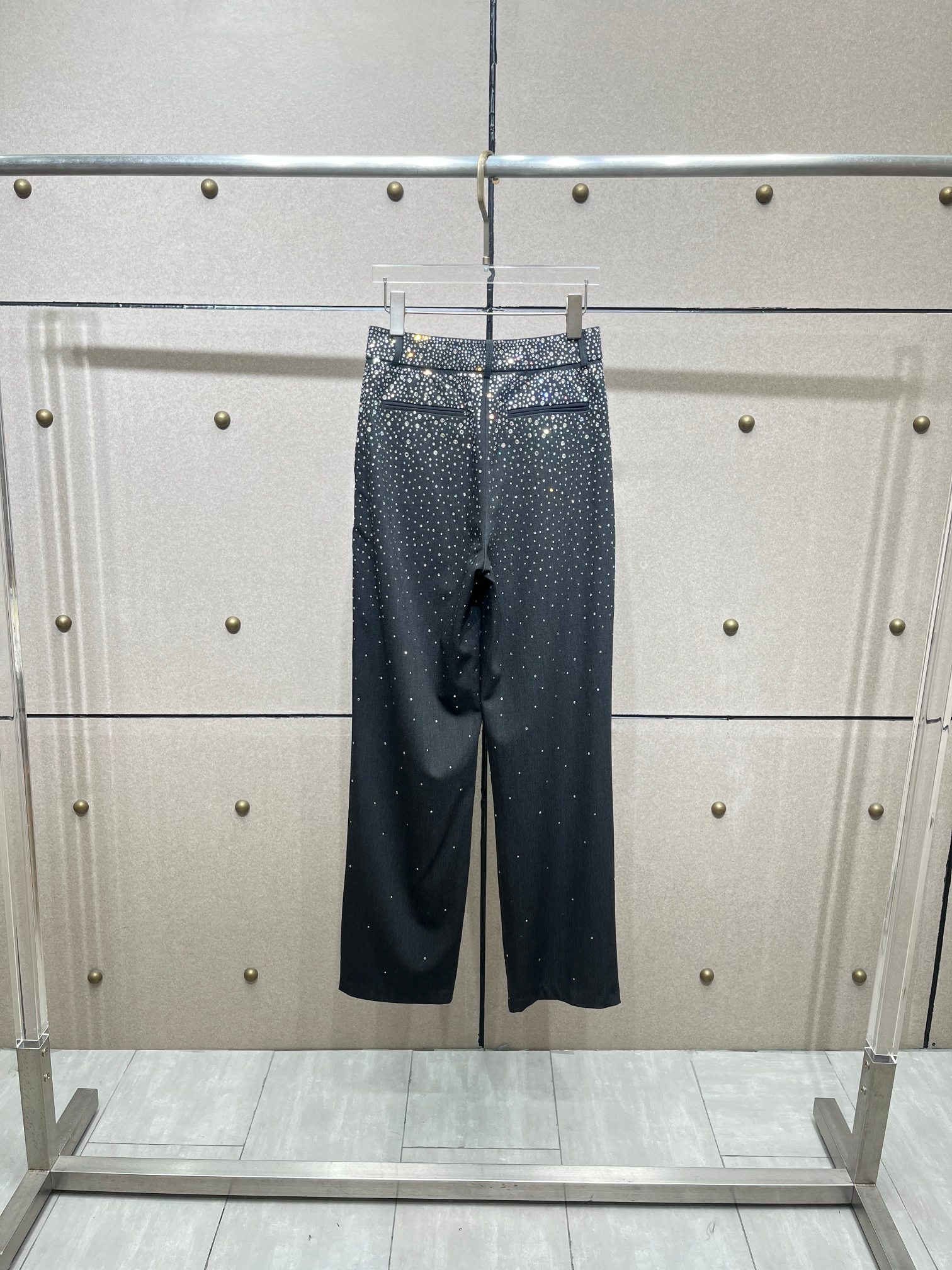 ❤️雨幕星空烫钻长裤！ SML