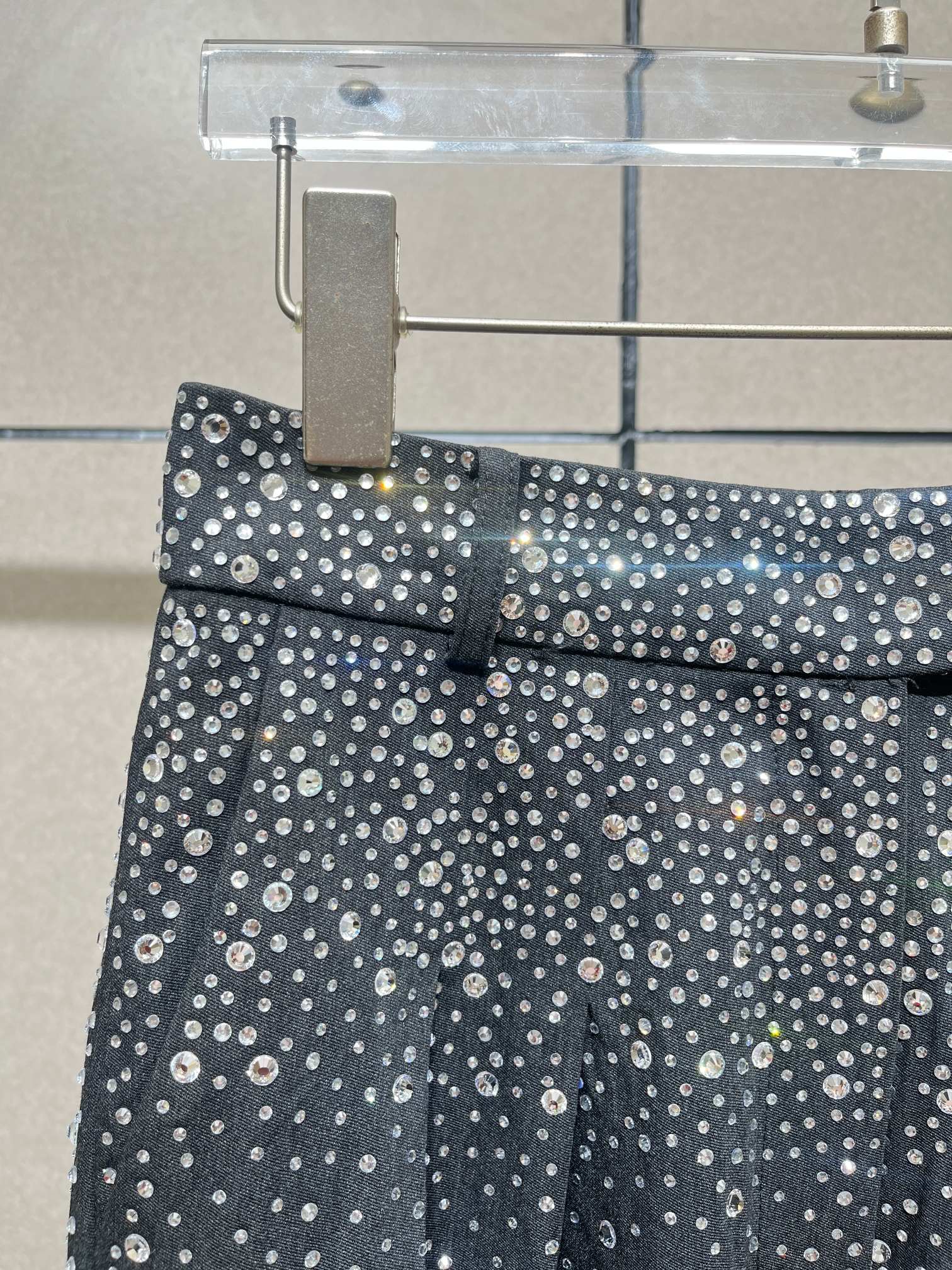 ❤️雨幕星空烫钻长裤！ SML