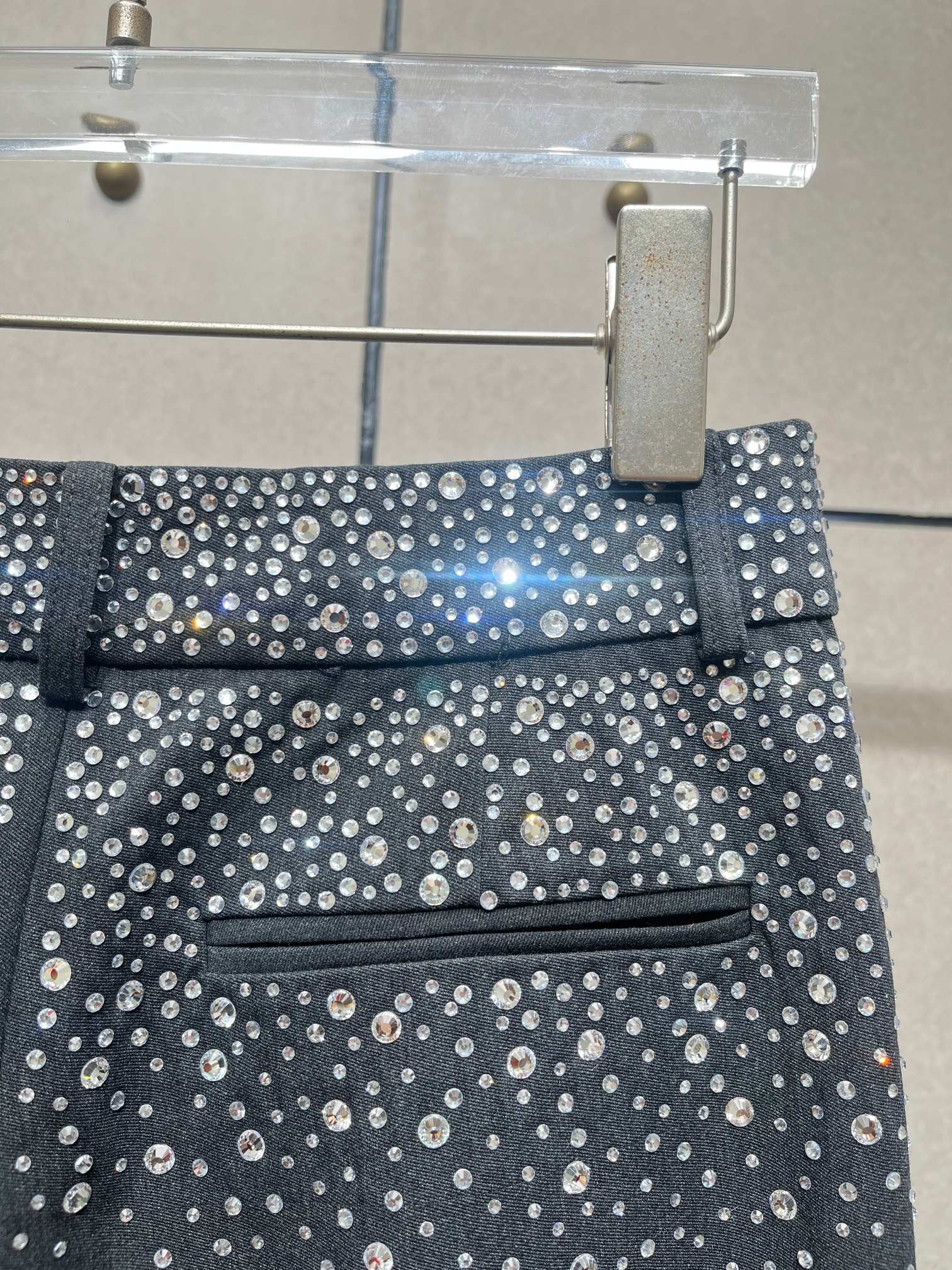 ❤️雨幕星空烫钻长裤！ SML