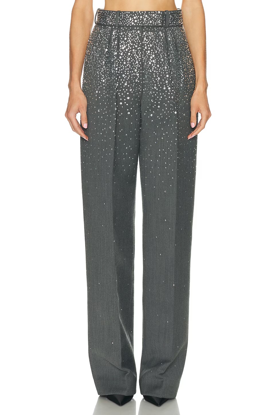 NO:731786,Rain curtain starry sky permed trousers!  SML,,19860909雨幕星空烫钻长裤！ SML,,,Women's clothing
