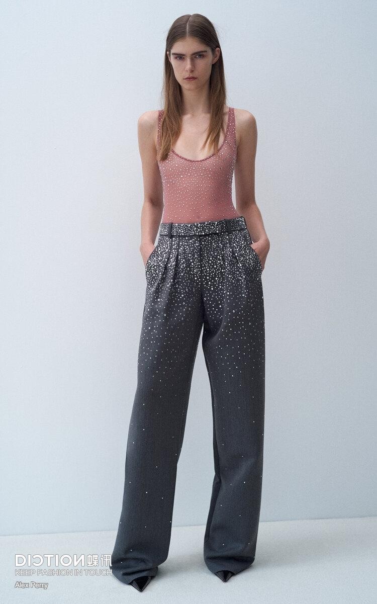 ❤️雨幕星空烫钻长裤！ SML