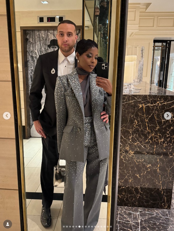 ❤️雨幕星空烫钻长裤！ SML