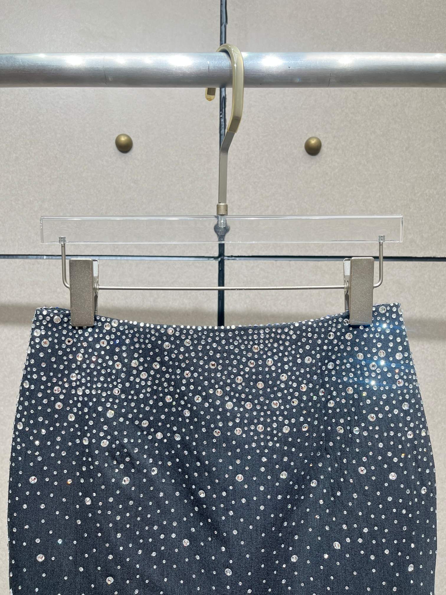 ❤️雨幕烫钻半裙！ SML