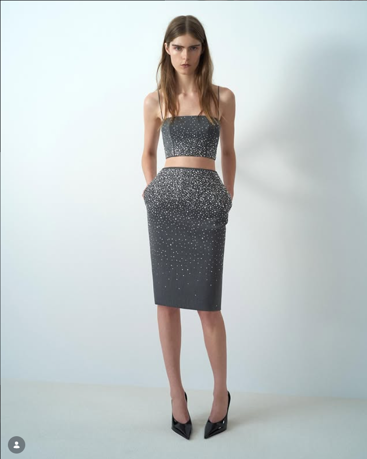 ❤️雨幕烫钻吊带上衣！ SML