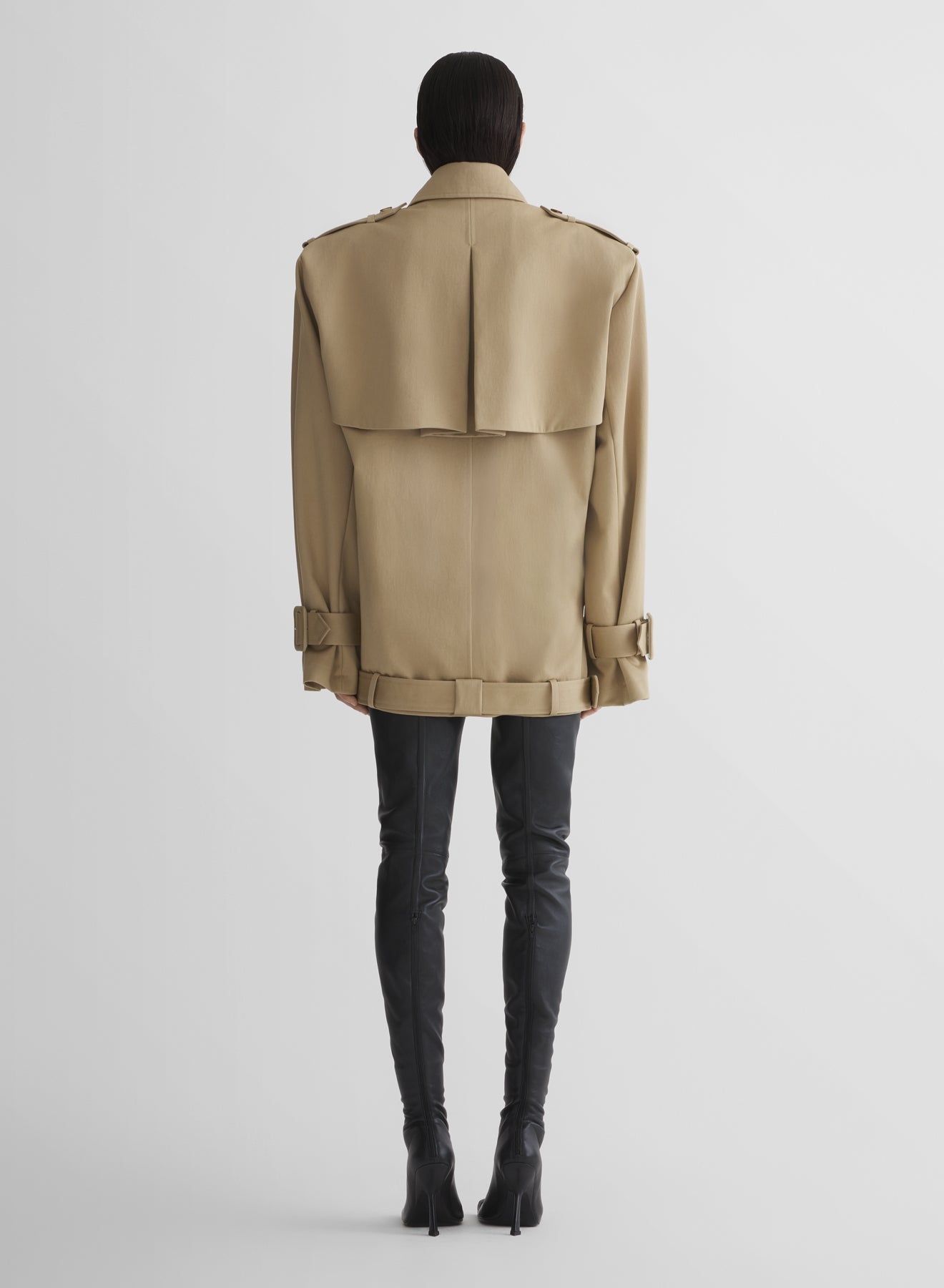 ❤️宽肩风衣！棉 SML