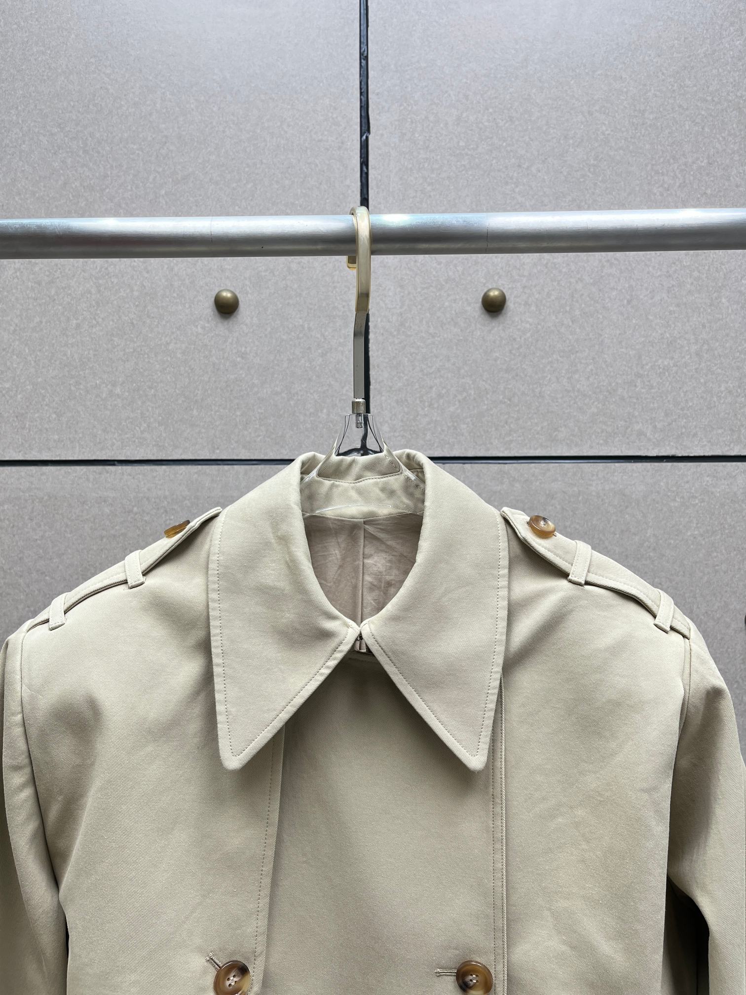 ❤️宽肩风衣！棉 SML