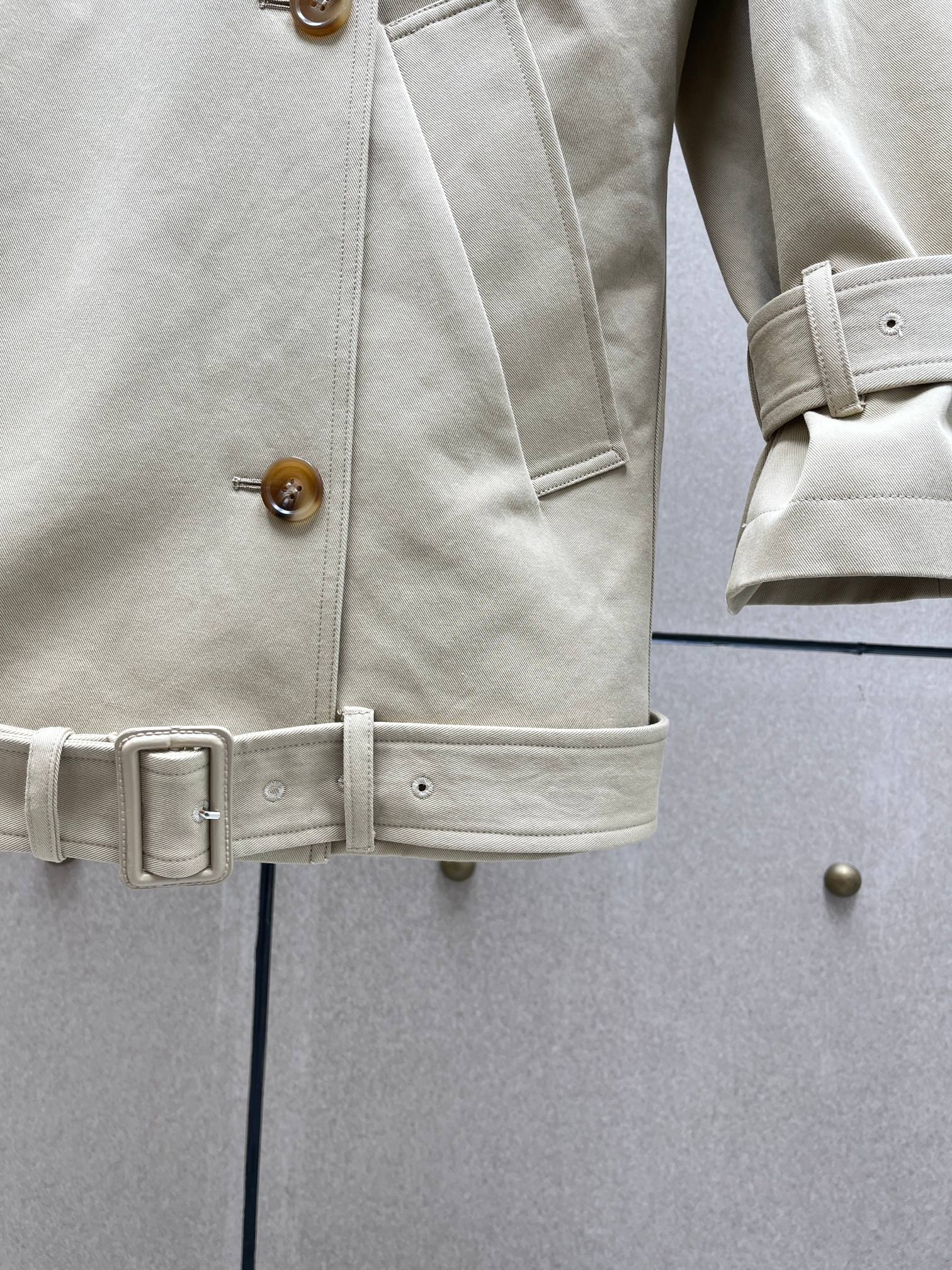 ❤️宽肩风衣！棉 SML